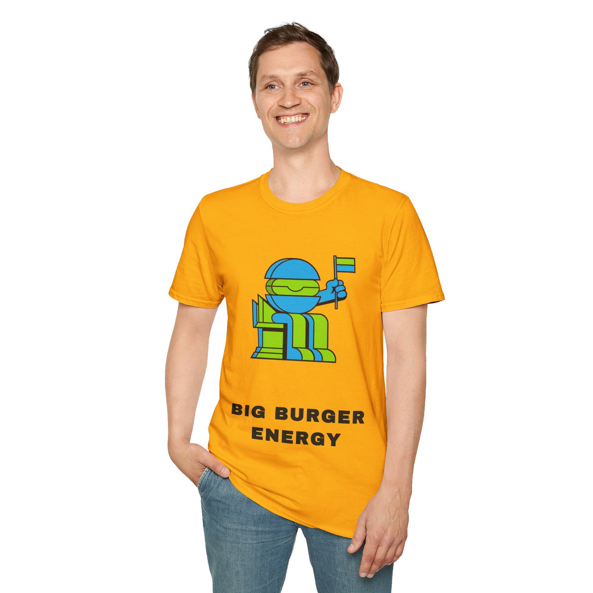 Big Burger Energy T-Shirt — Cute Retro Robot Graphic Tee - Trending Now - September 2026
