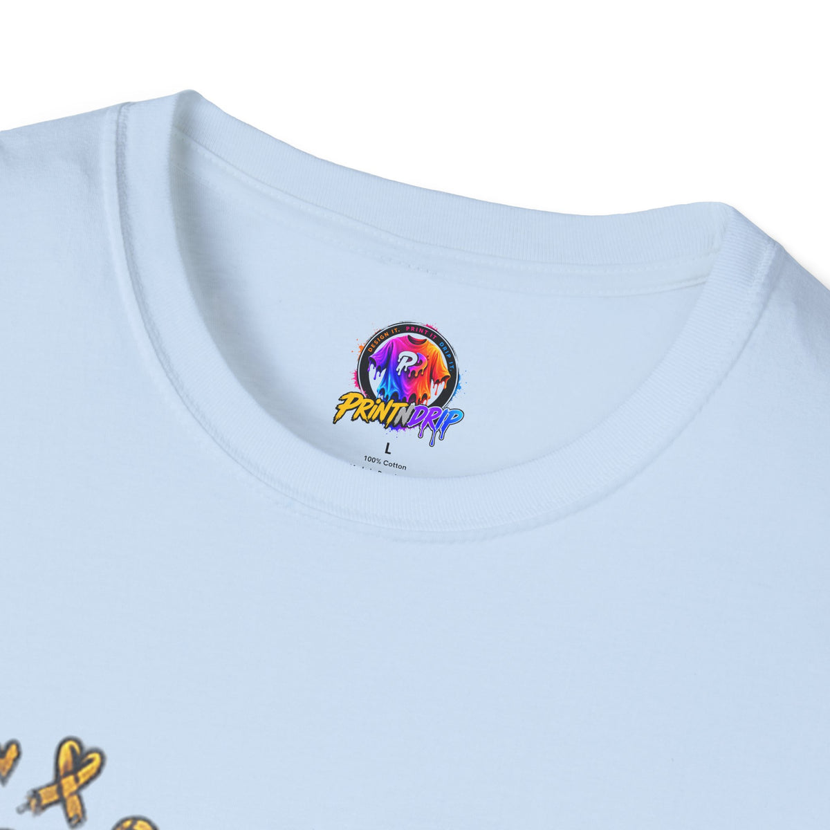 Hope Lives Here Gold Ribbon Butterfly Childhood Cancer Awareness T-Shirt