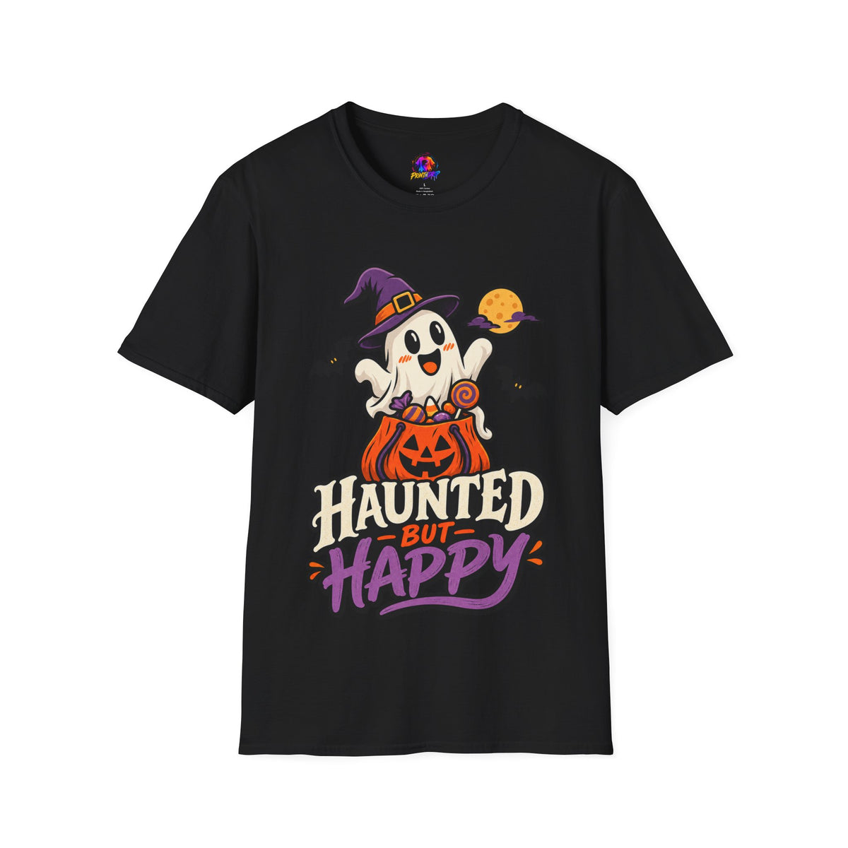 Haunted But Happy Halloween T-Shirt