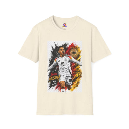 Germany Soccer Player Graphic T-Shirt — Jamal Musiala Germany Jersey Design