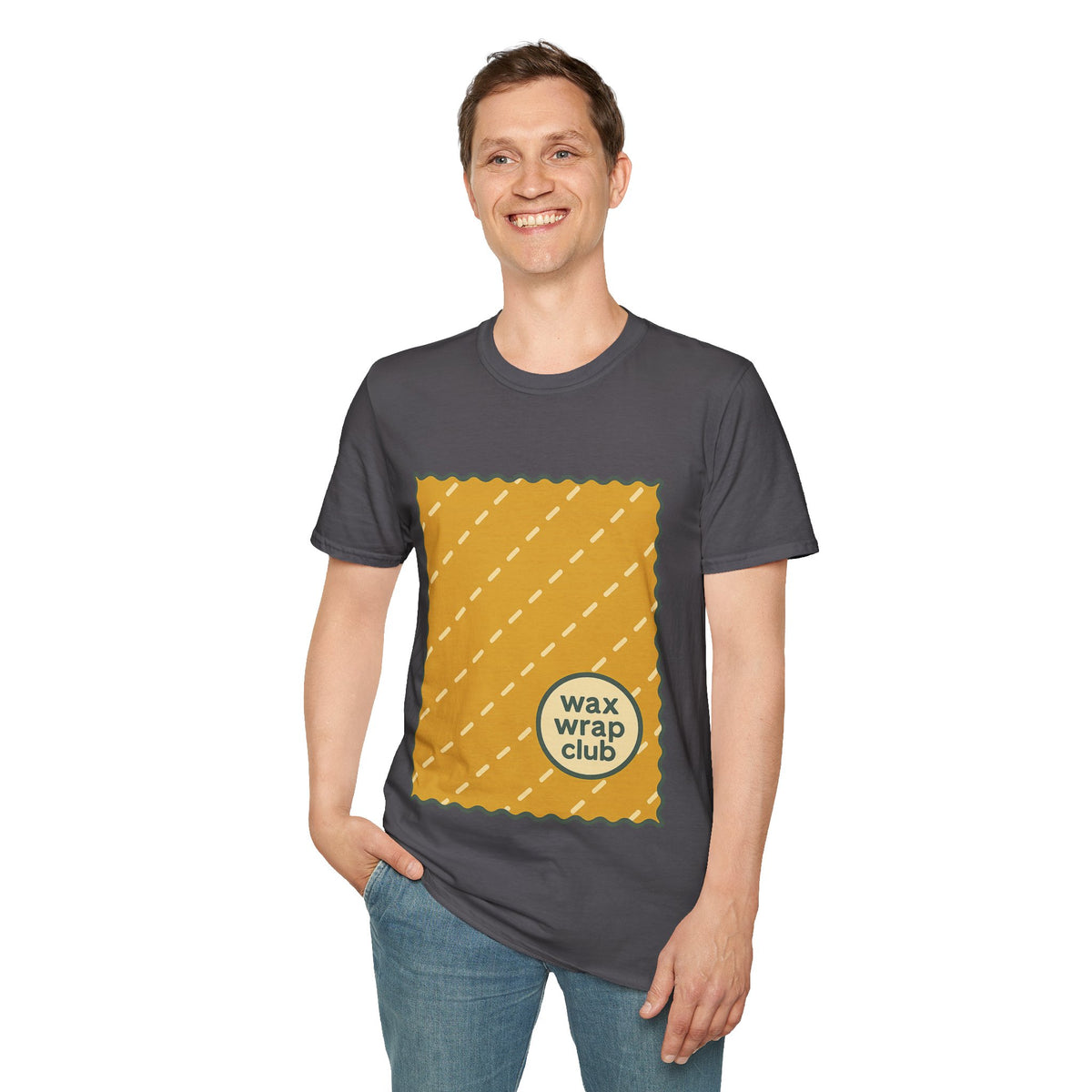 T‑Shirt — "Work Hard Stay Humble" Minimal Yellow Patch Design- Trending Now - September 2026