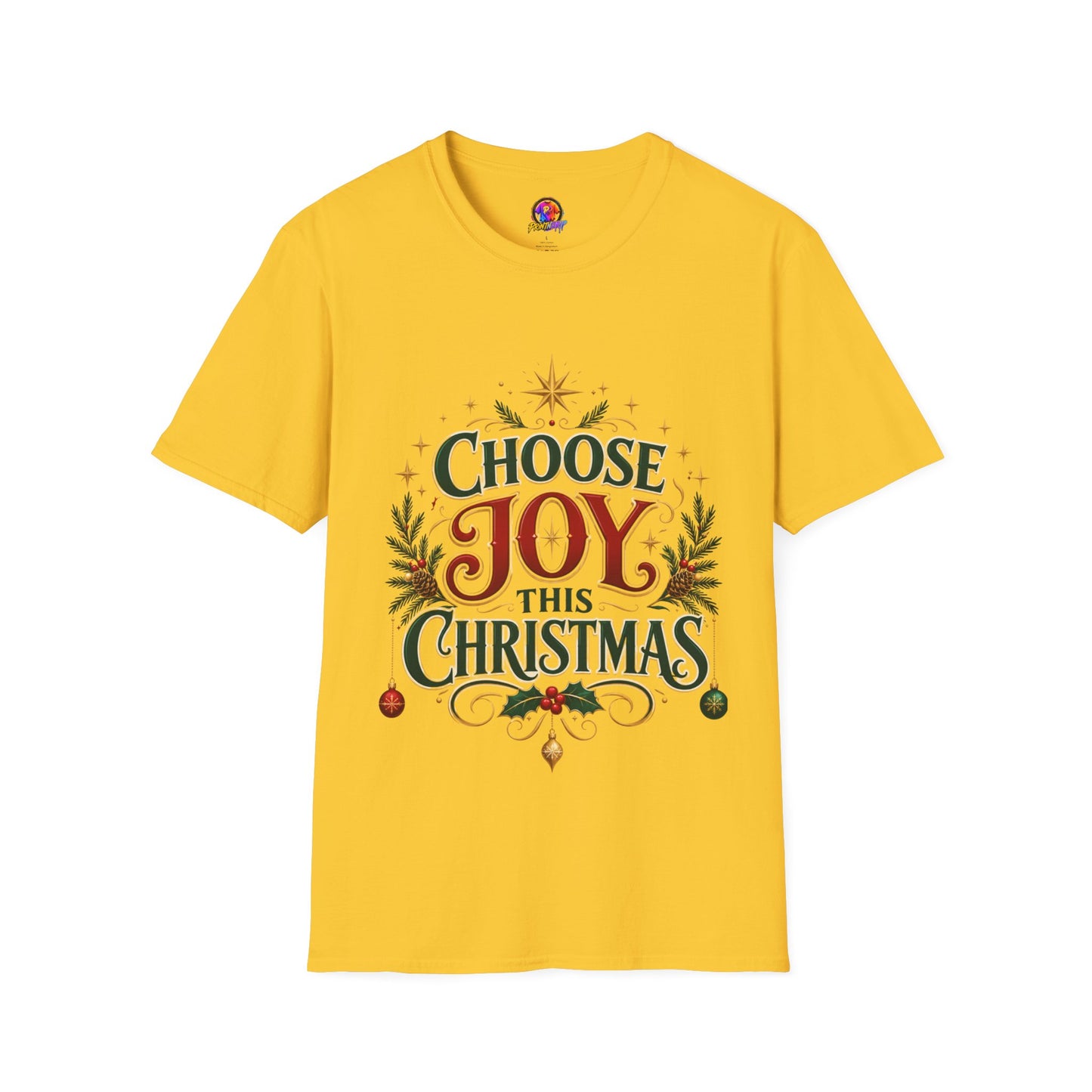 Choose Joy This Christmas T-Shirt — Festive Holiday Graphic Tee