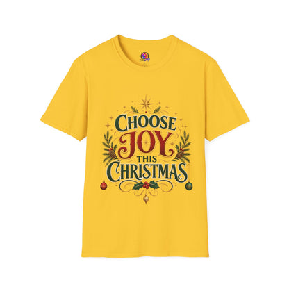 Choose Joy This Christmas T-Shirt — Festive Holiday Graphic Tee