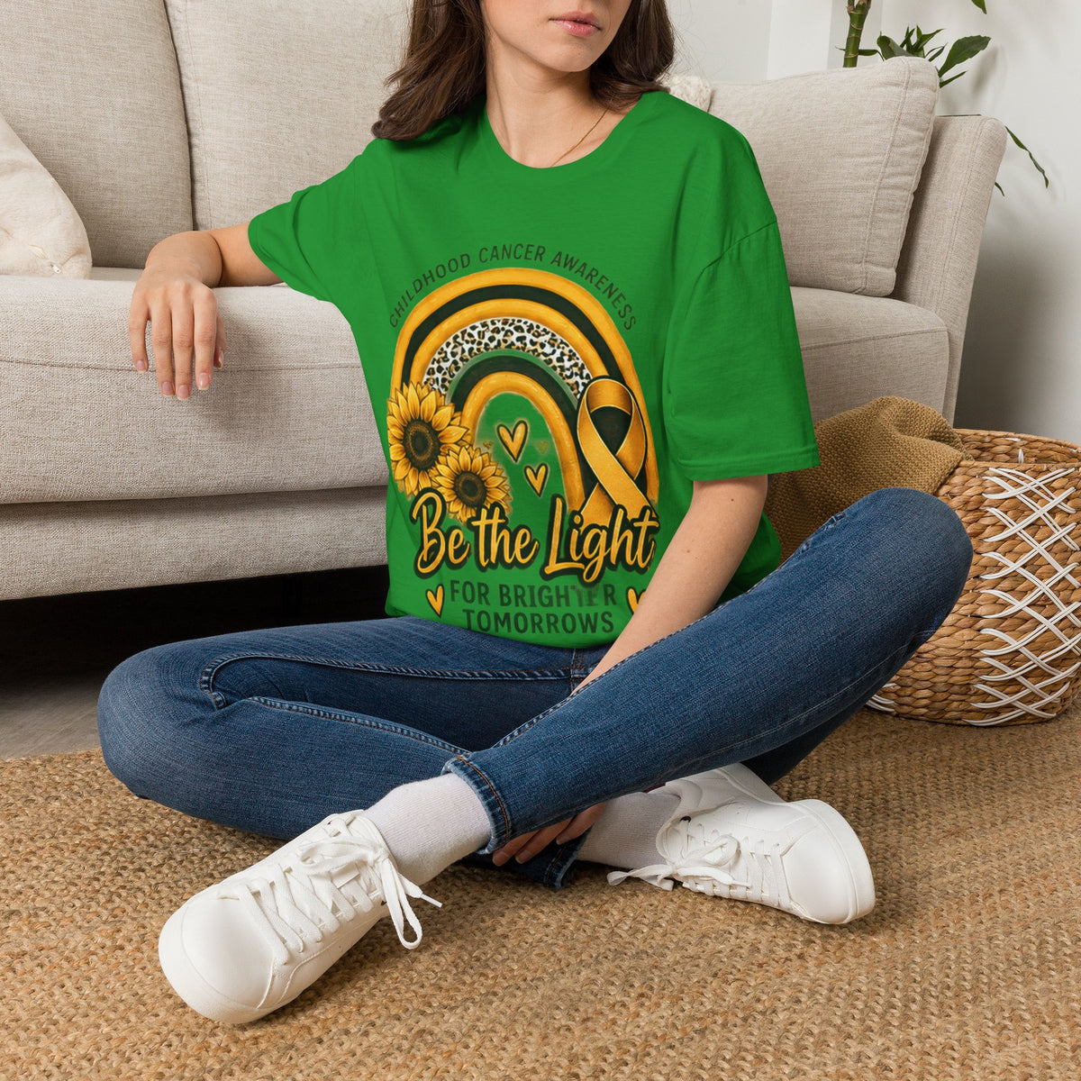 Be the Light Childhood Cancer Awareness T-Shirt
