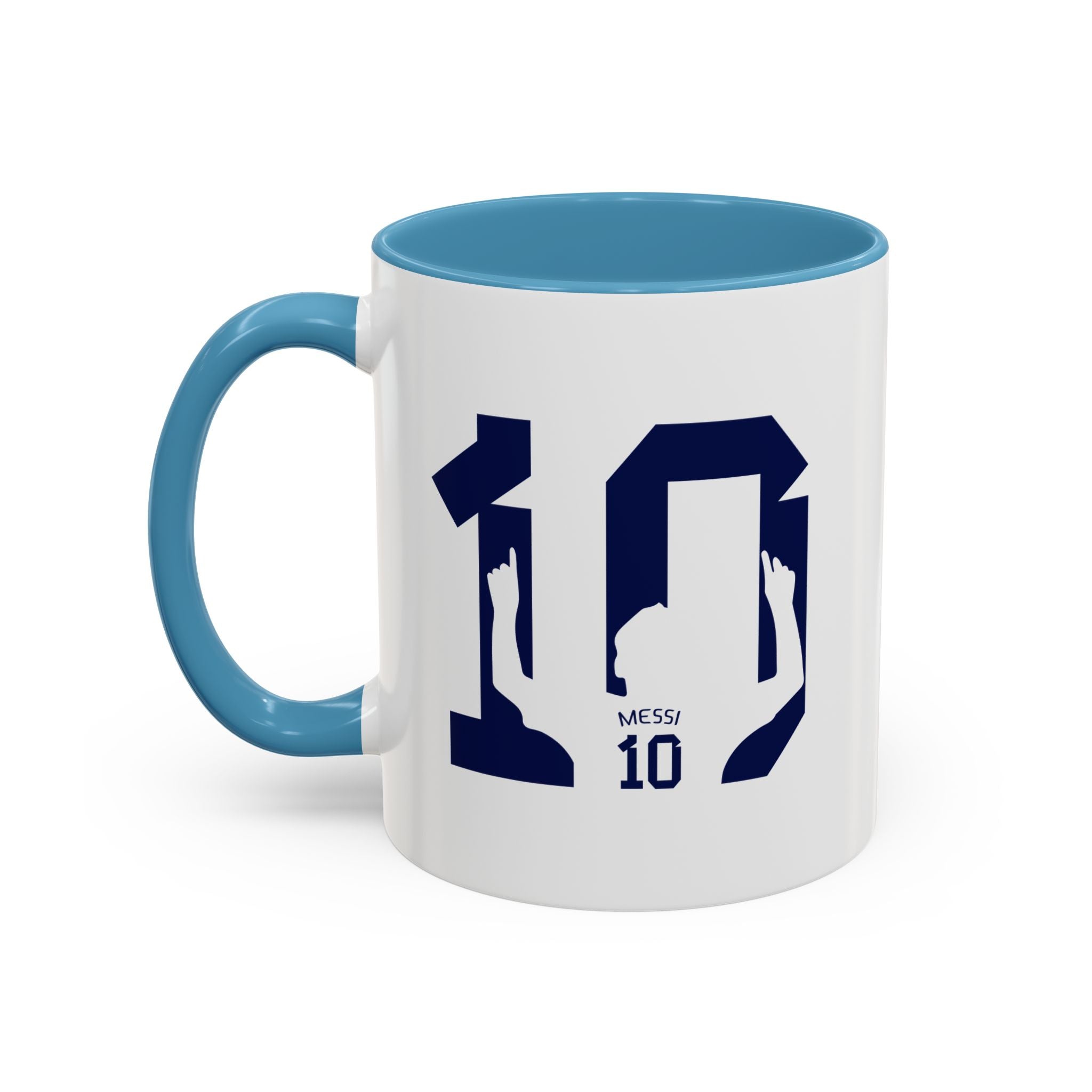 Messi Number 10 Coffee Mug — Soccer Fan Accent Mug