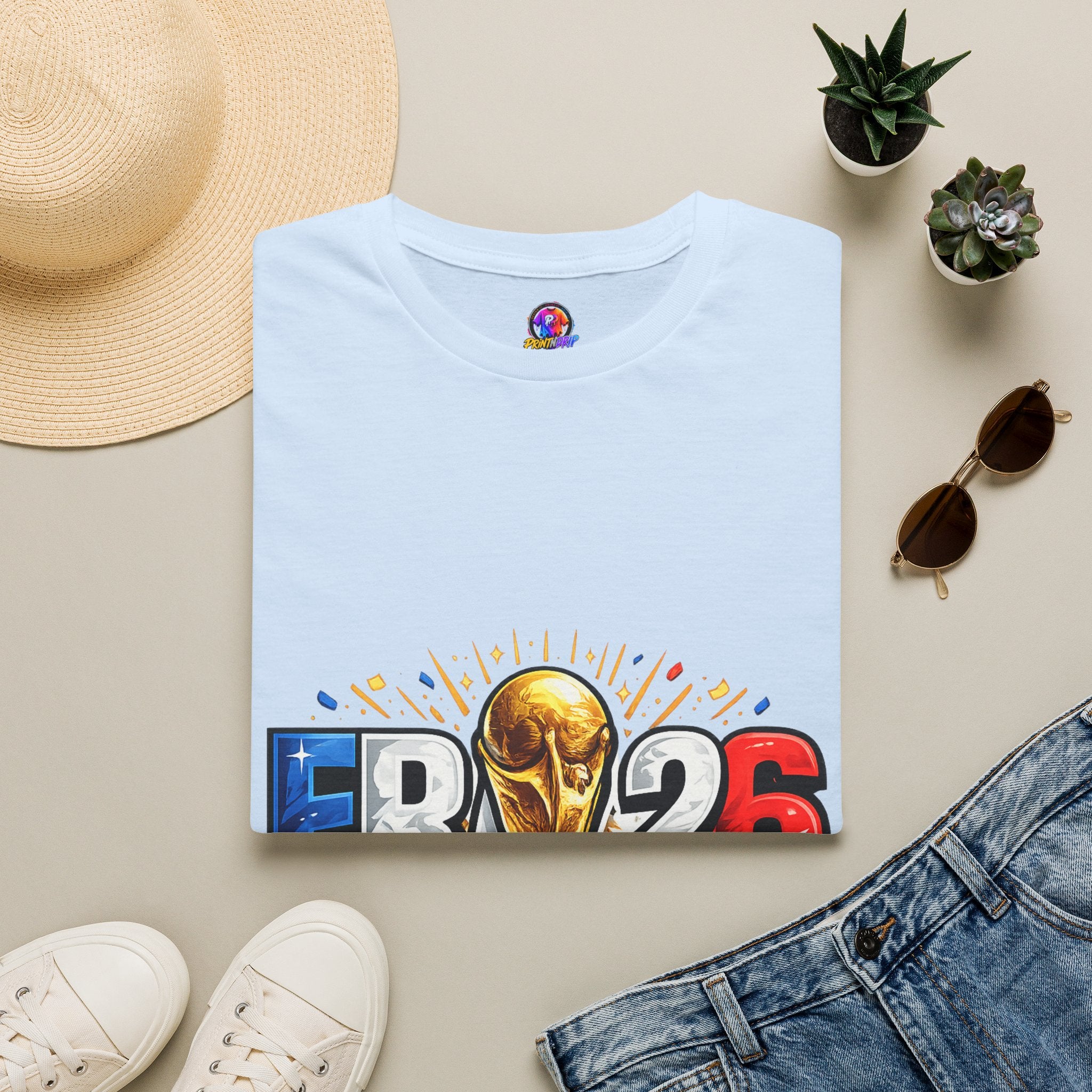 France World Cup Trophy 26 T-Shirt — Soccer Championship Fan Tee