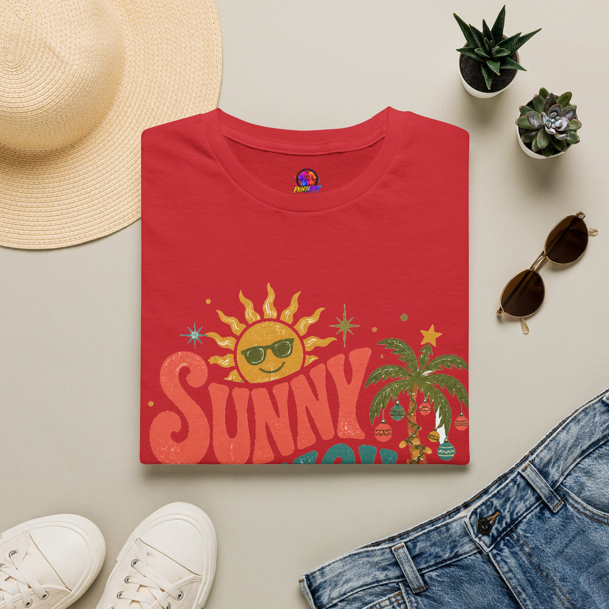 Sunny Sleigh Vibes T-Shirt
