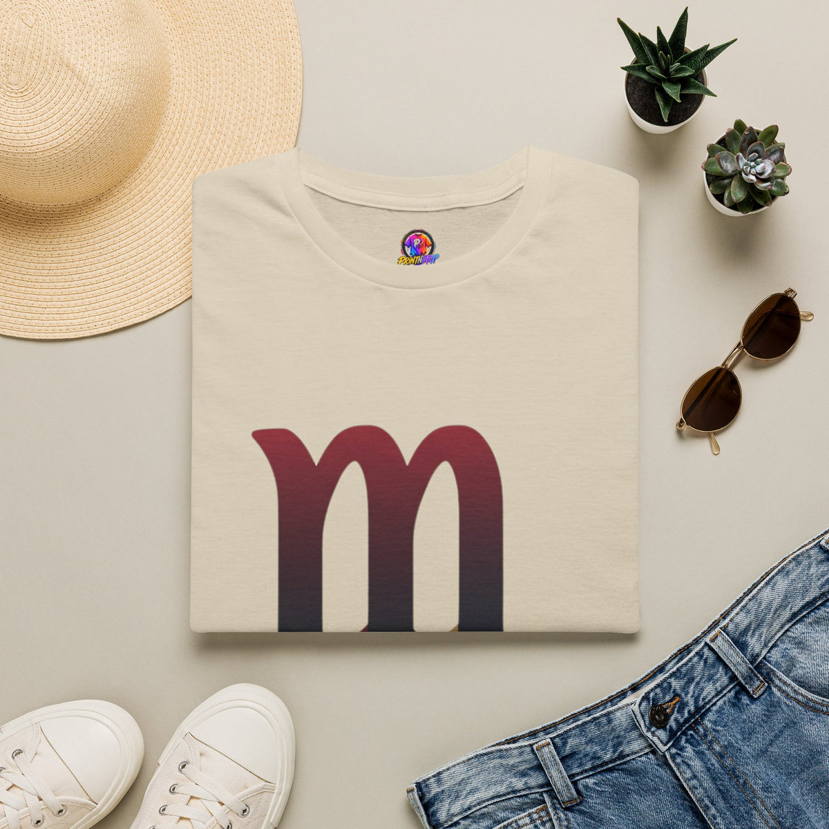 Scorpio Drip Symbol T-Shirt — Zodiac Scorpion Astrology Tee