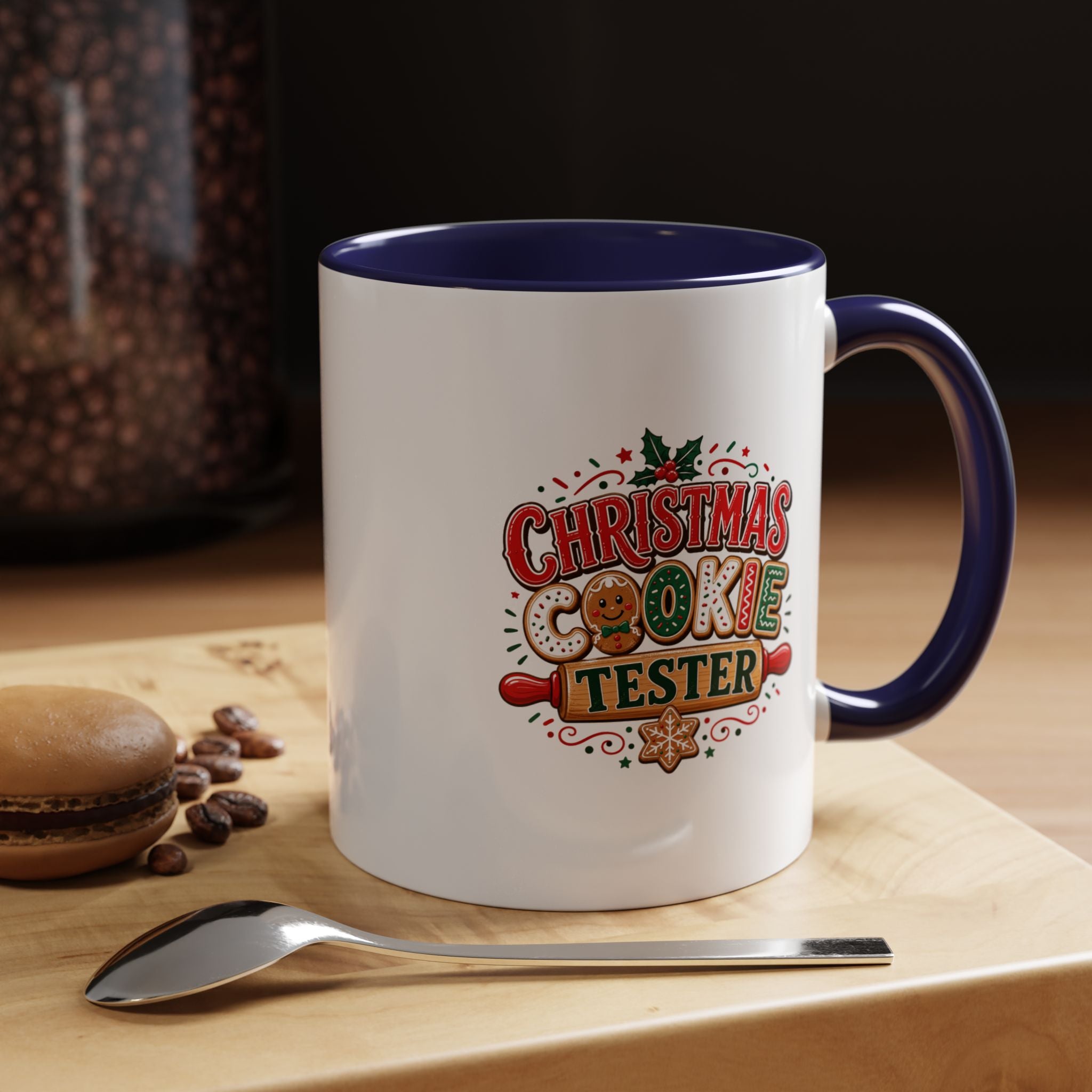 Christmas Cookie Tester Mug — Holiday Coffee Cup