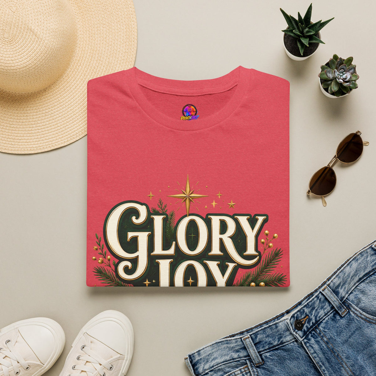 Glory Joy Peace Christmas T-Shirt