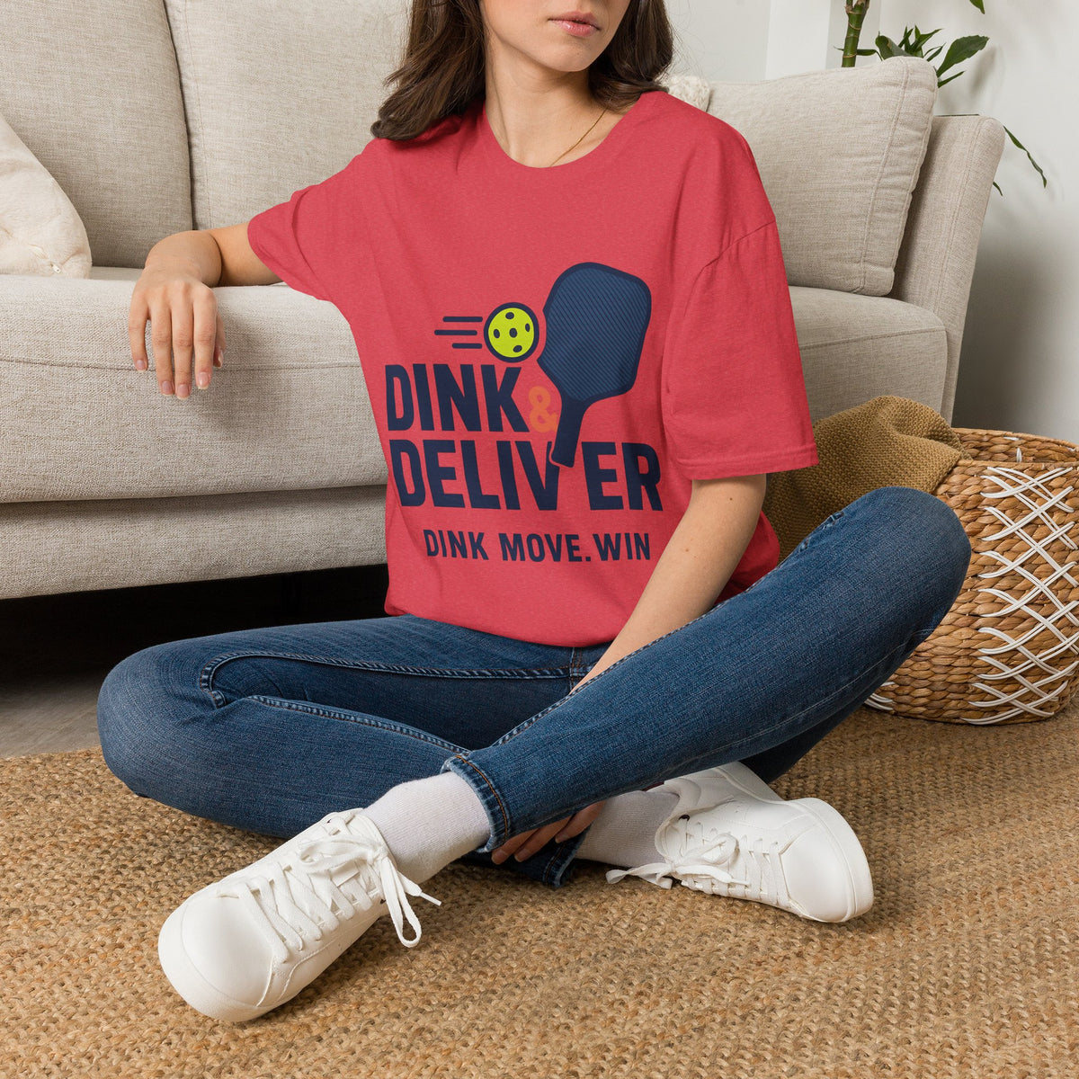 Pickleball Player T‑Shirt — 'Dink. Drive. Deliver.' Graphic Tee for Pickleball Fans - Trending Now - August 2026