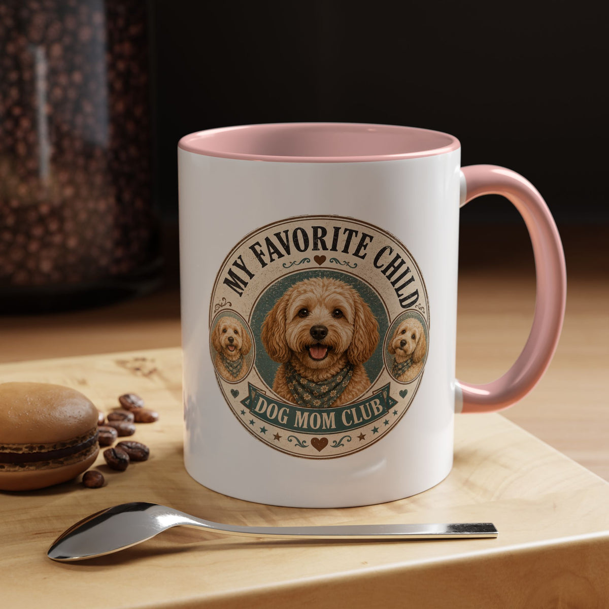 Milo Bailey Dog Dad Mom Dog Mom Coffee Mug — "My Favorite Child" Accent Mug