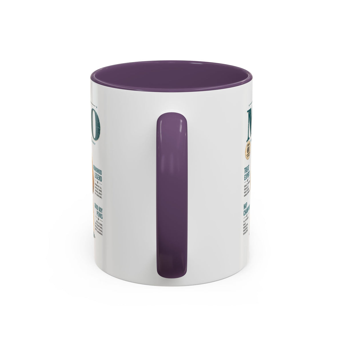 Milo Bailey Dog Dad Mom Milo Magazine-Style Accent Coffee Mug — Cute Dog Portrait