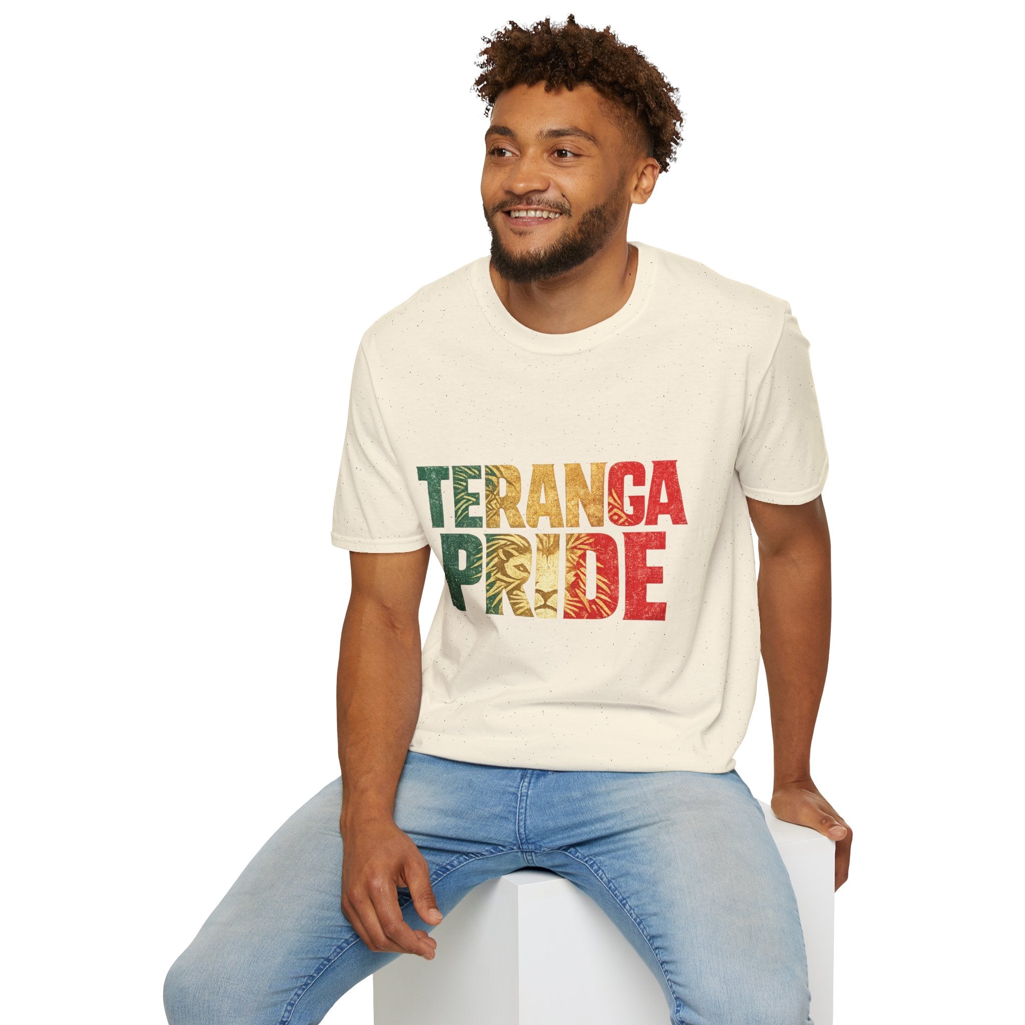 Senegal Teranga Pride T-Shirt — Senegal Flag Colors & Lion Graphic