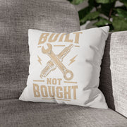 Built Not Bought Decorative Pillowcase Milo Bailey Dog Dad Mom
