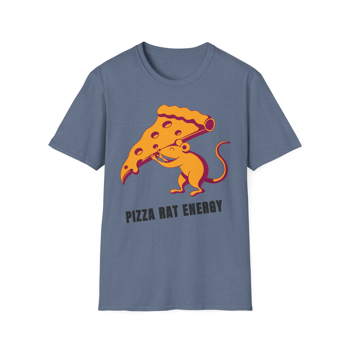 Pizza Rat Energy T-Shirt — Funny Pizza Slice & Rat Graphic Tee - Trending Now - September 2026