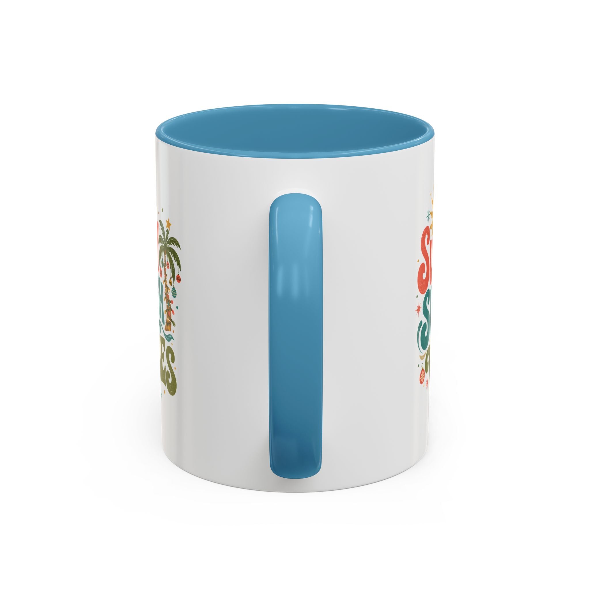 Modern Day Christmas Sunny Sleigh Vibes Coffee Mug