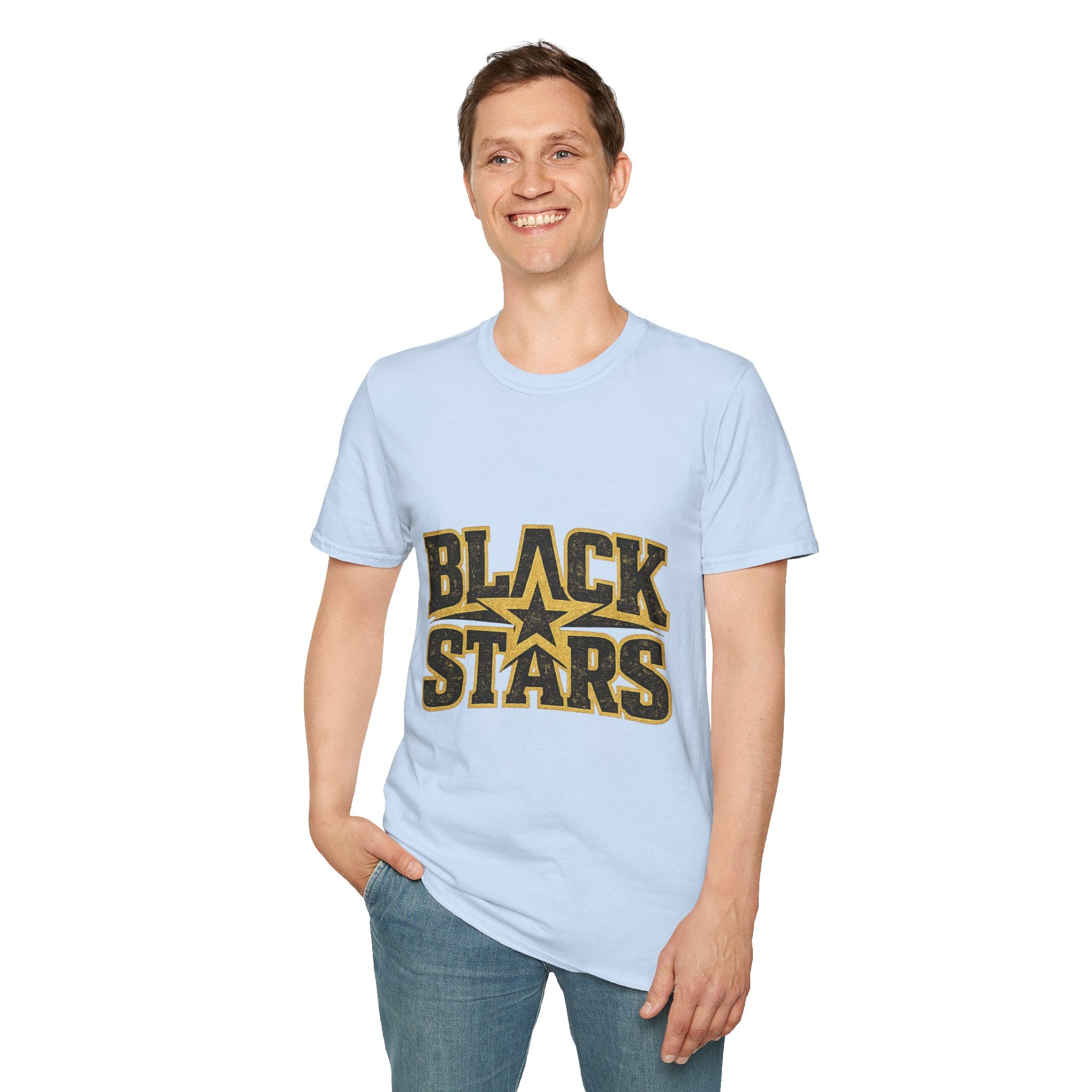 Ghana Black Stars T-Shirt — Bold Vintage Star Logo Tee
