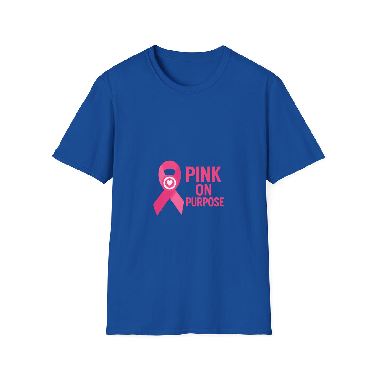 Pink On Purpose T-Shirt — Breast Cancer Awareness Ribbon Tee - Trending Now - October 2026