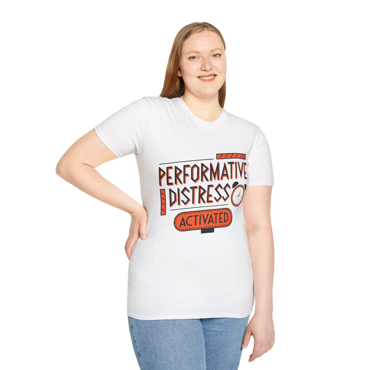 Performative Distress Activated T-Shirt - Trending Now - August 2026