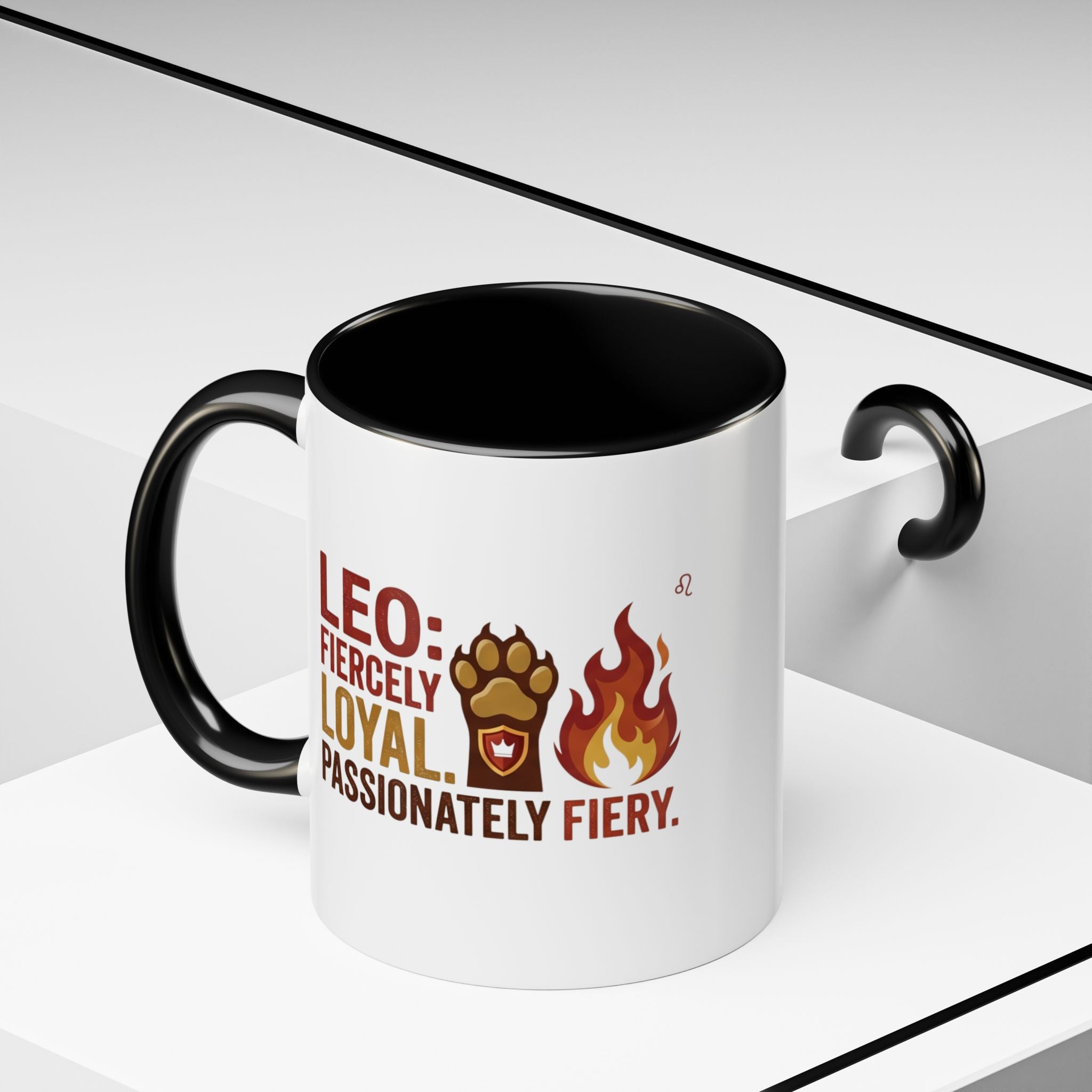 Leo Zodiac Coffee Mug – Fiercely Loyal, Passionately Fiery Accent Mug