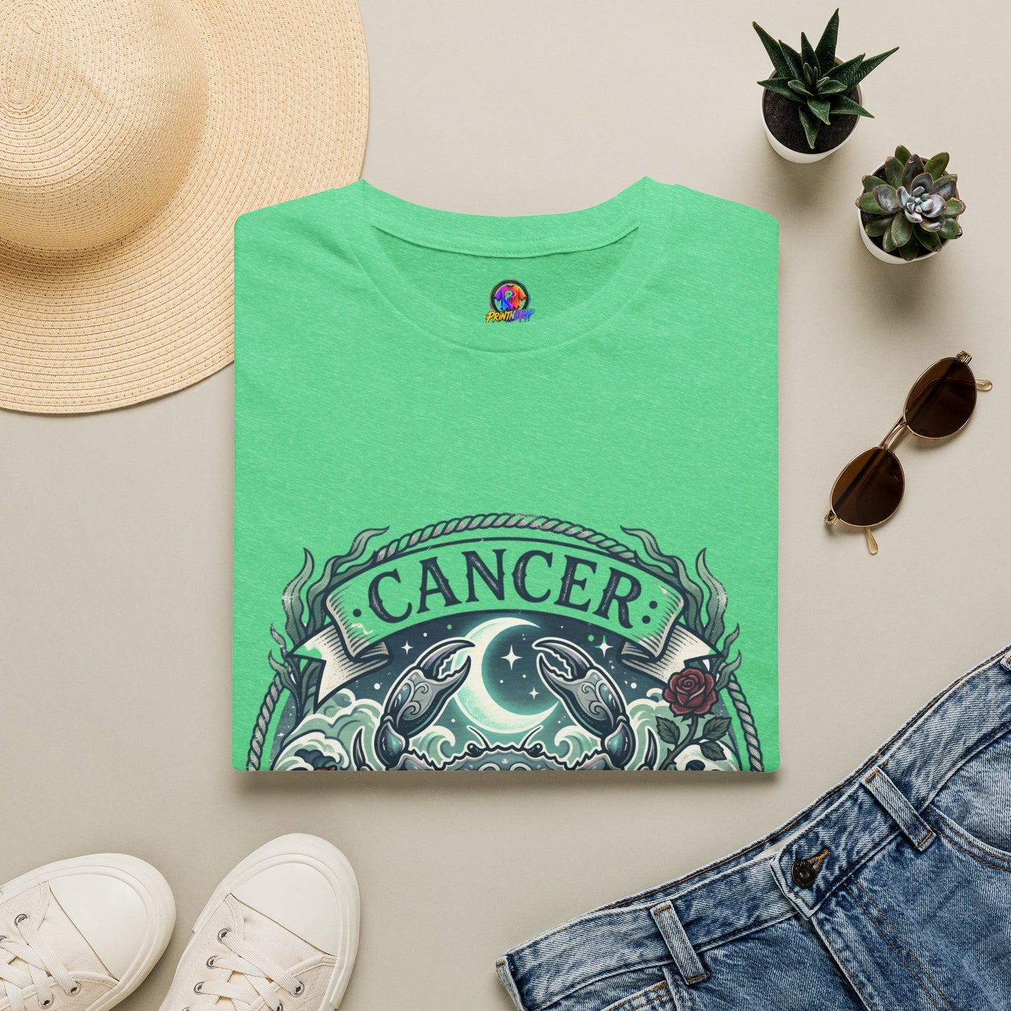 Cancer Zodiac T-Shirt — Crab Constellation Sign Tee