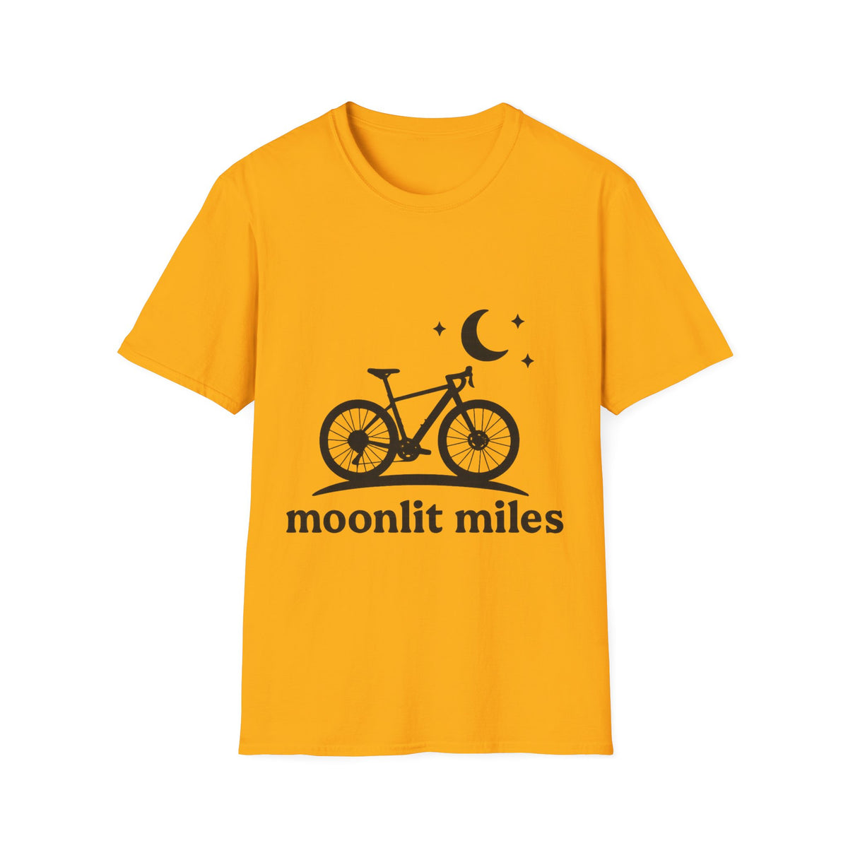 "Moonlit Miles" Celestial Cycling Tee | Night Rider Bike Graphic T-Shirt - Trending Now - September 2026