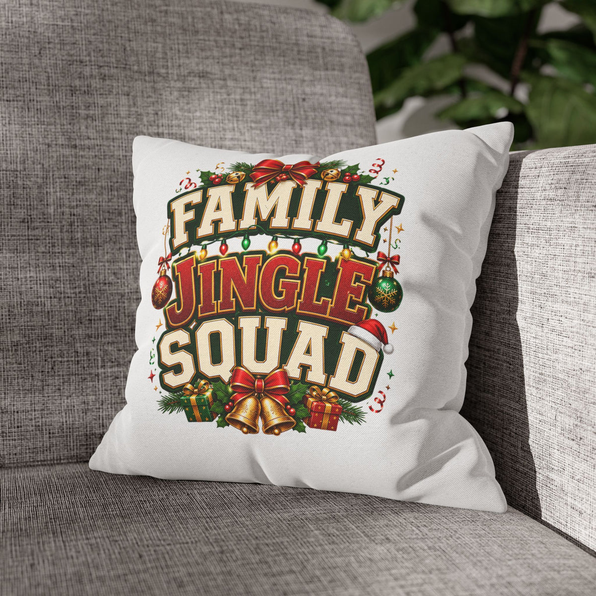 Christmas Pillowcase Family Jingle Squad Christmas Pillowcase
