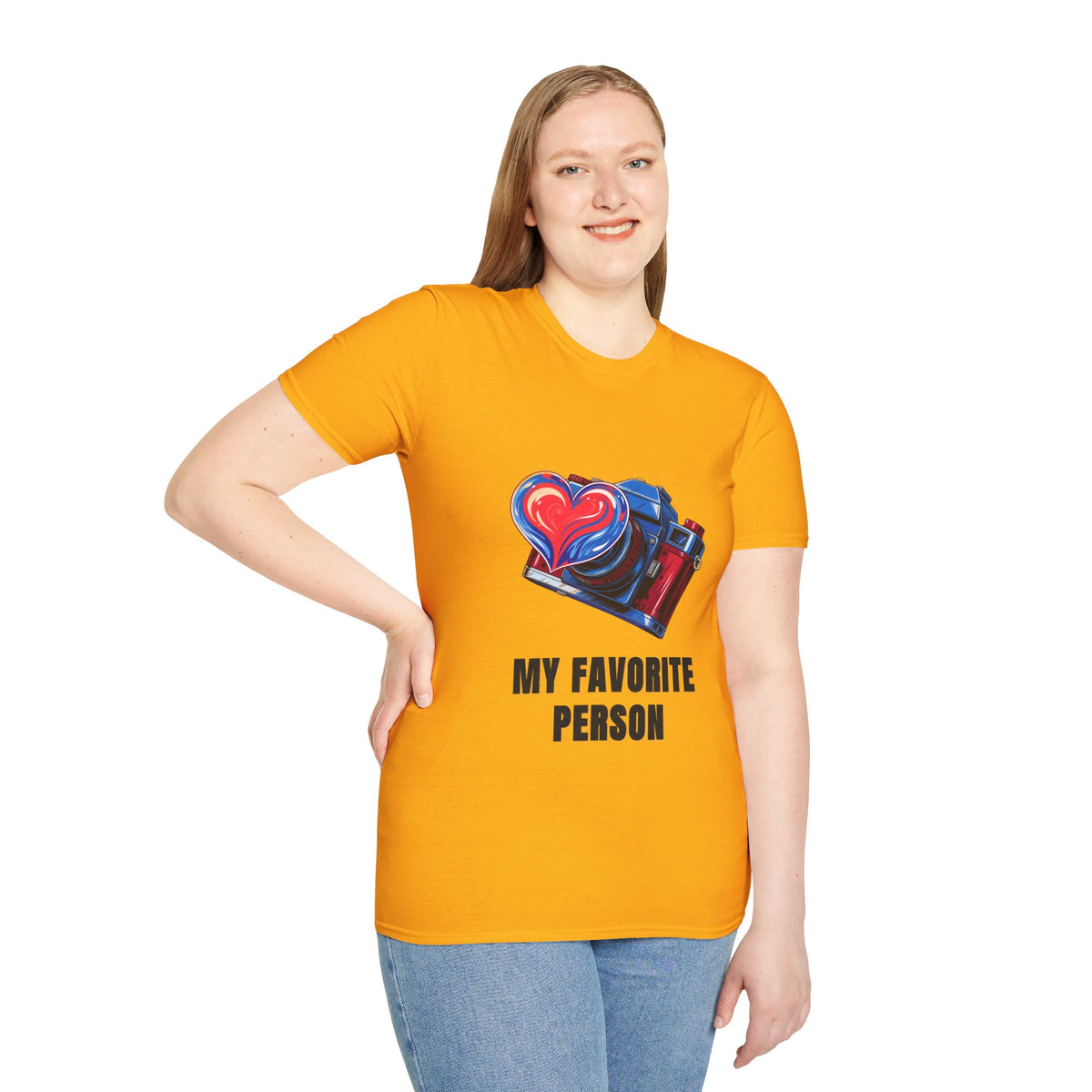 My Favorite Person Camera Heart T-Shirt — Photography Lover Graphic Tee - Trending Now - August 2026