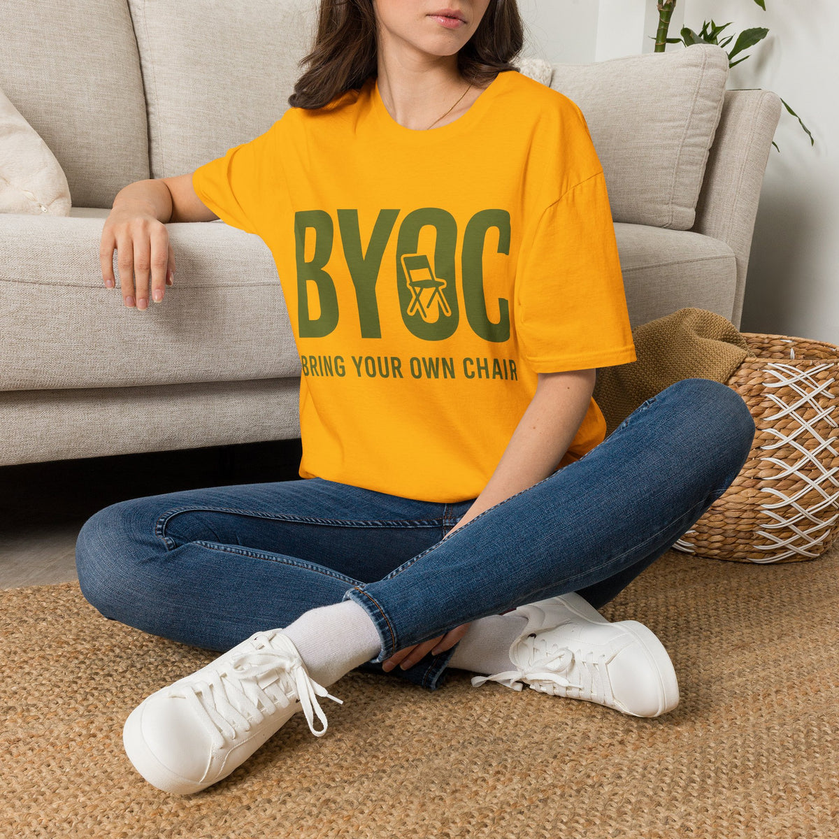 BYOC T-Shirt — Bold Minimalist Text Tee (Bring Your Own Coffee) - Trending Now - August 2026
