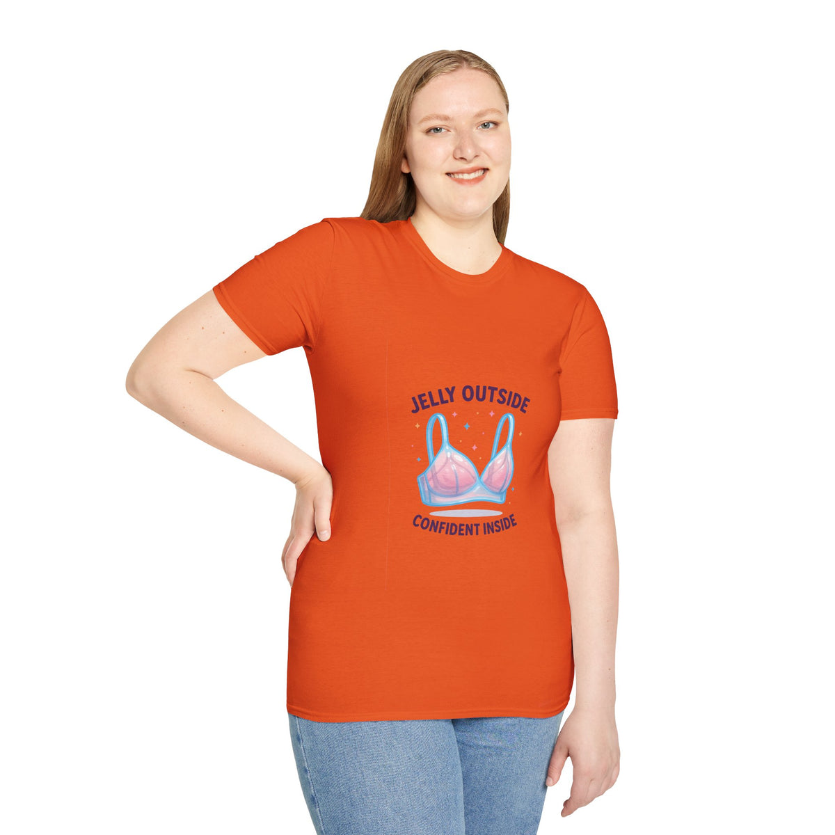 T-Shirt — "Jelly Outside, Confident Inside" Bikini Illustration- Trending Now - October 2026