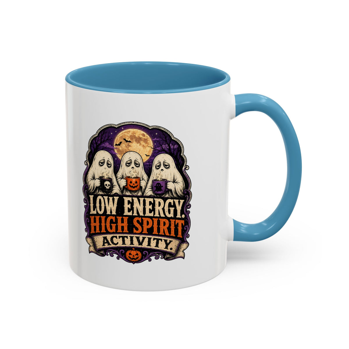 Halloween  Low Energy High Spirit Accent Coffee Mug