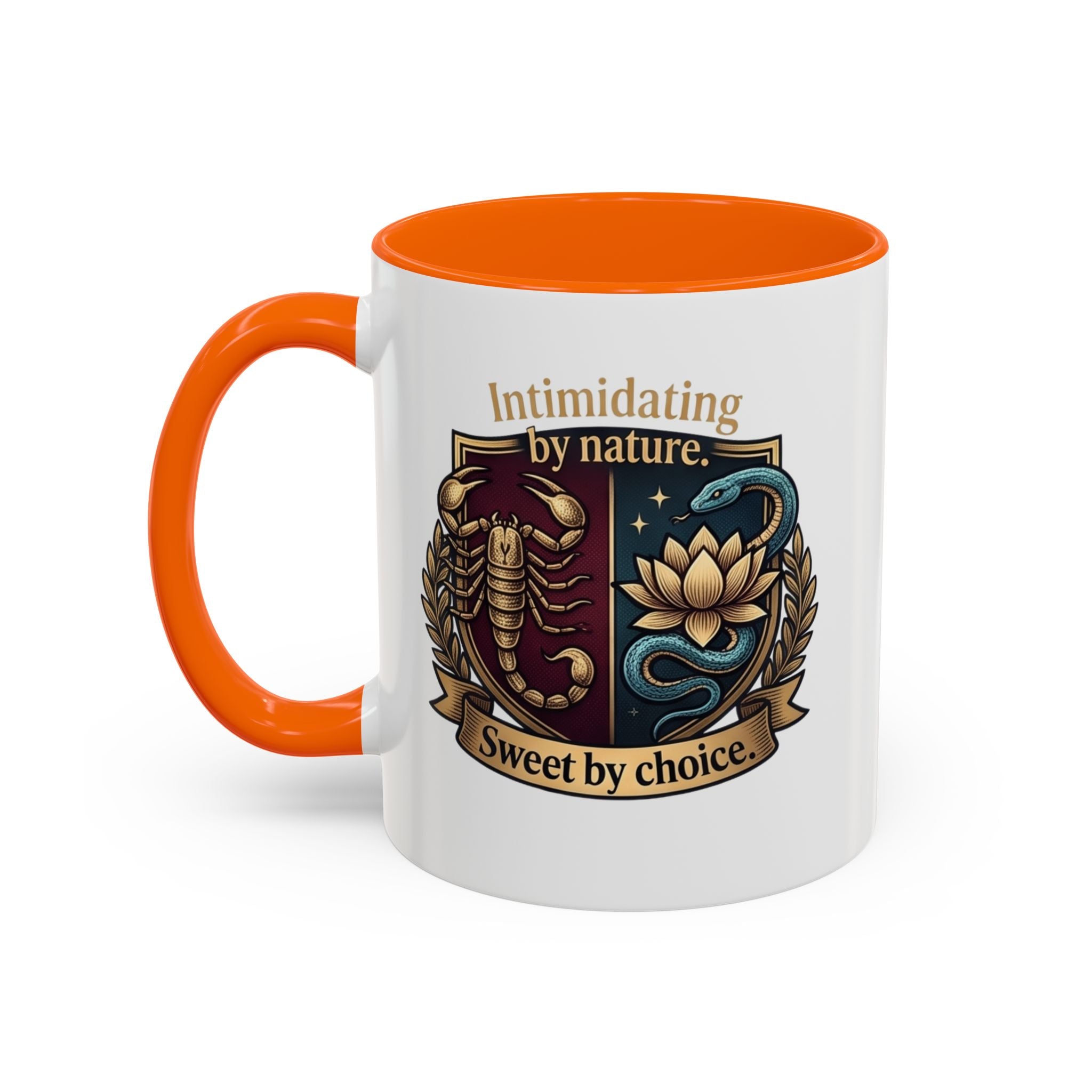 Intimidating by Nature, Sweet by Choice Accent Coffee Mug (11/15oz)