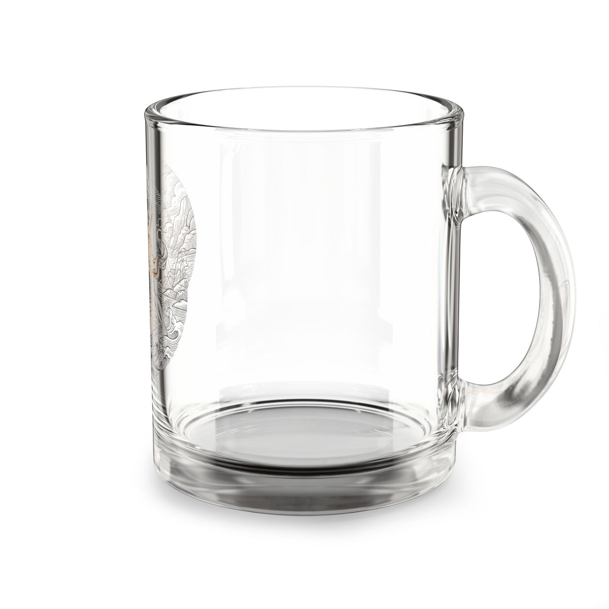 Astrology Glass Mug — Aquarius Water Bearer 10oz