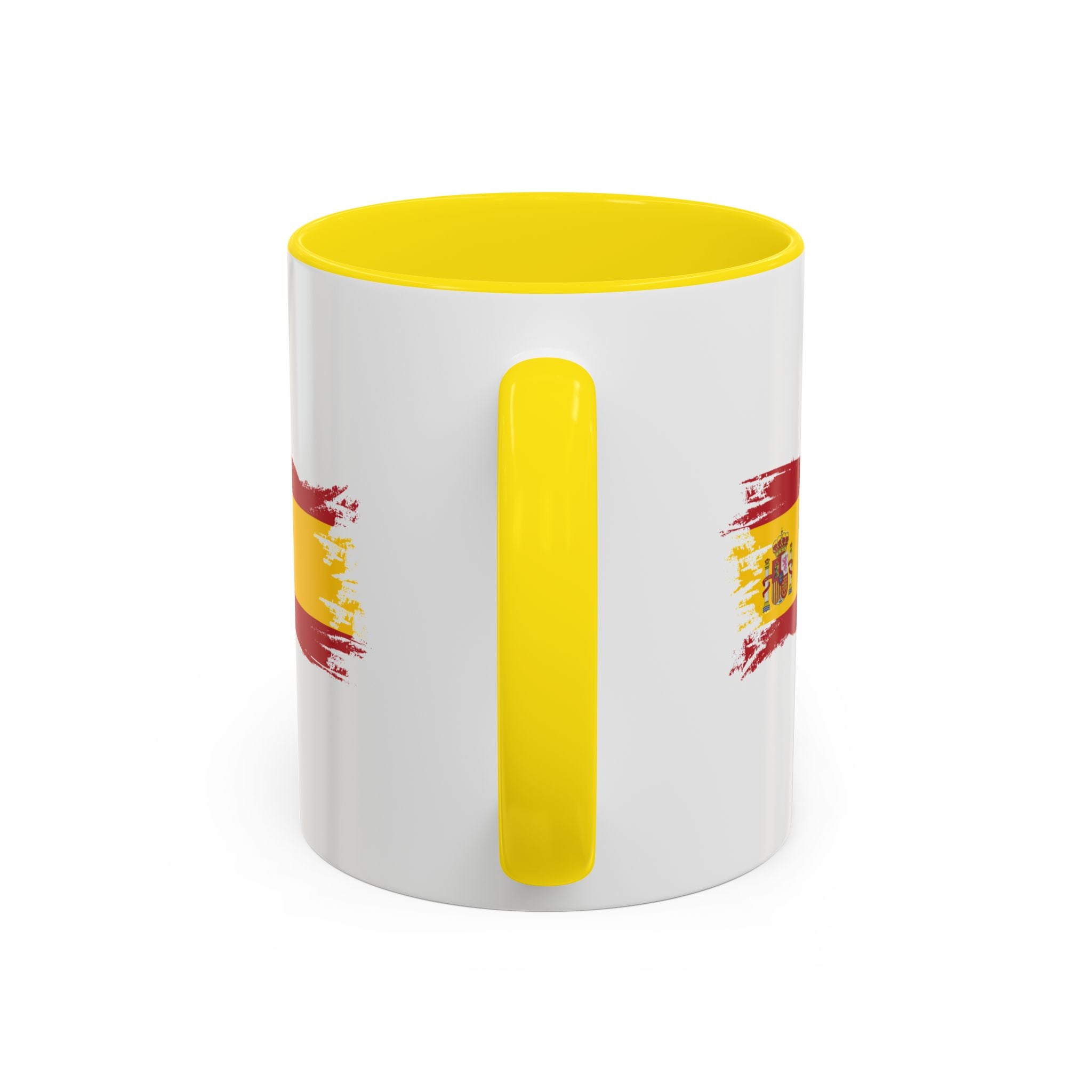 Spain Flag Coffee Mug — Spanish Brushstroke Accent Mug