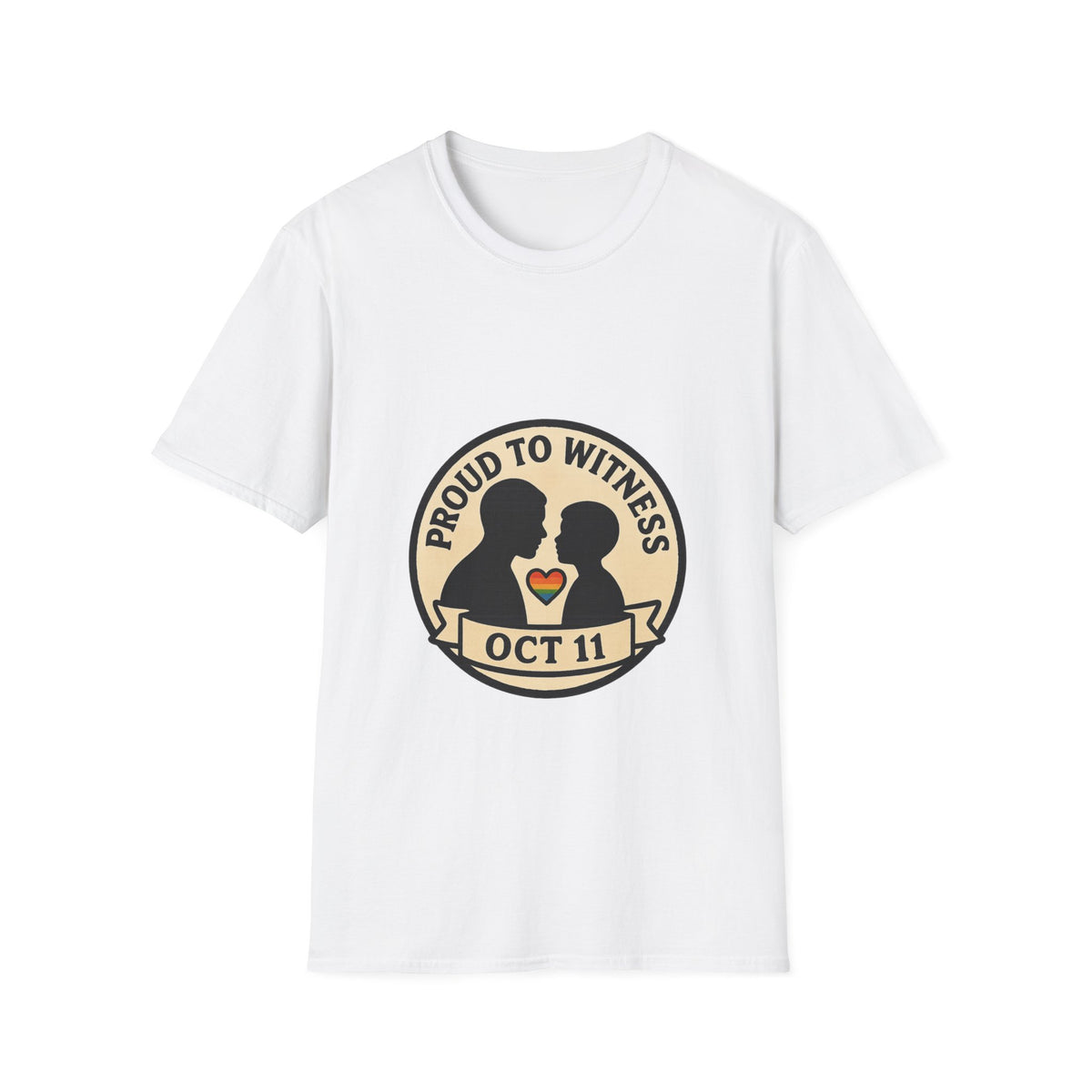 T-Shirt — Proud to Witness Oct 11 Badge Tee - Trending Now - October 2026