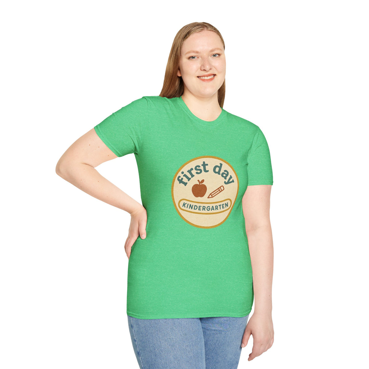First Day Kindergarten Badge T-Shirt — Cute Back-to-School Tee for Teachers & Parents - Trending Now - August 2026