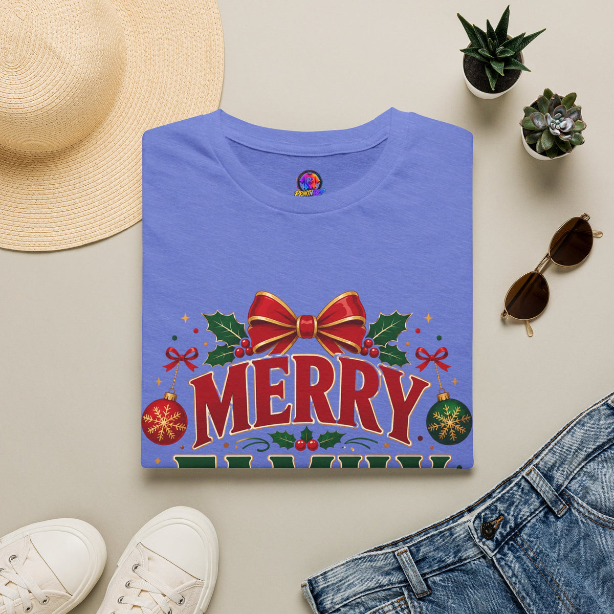 Merry Family Club Christmas T-Shirt