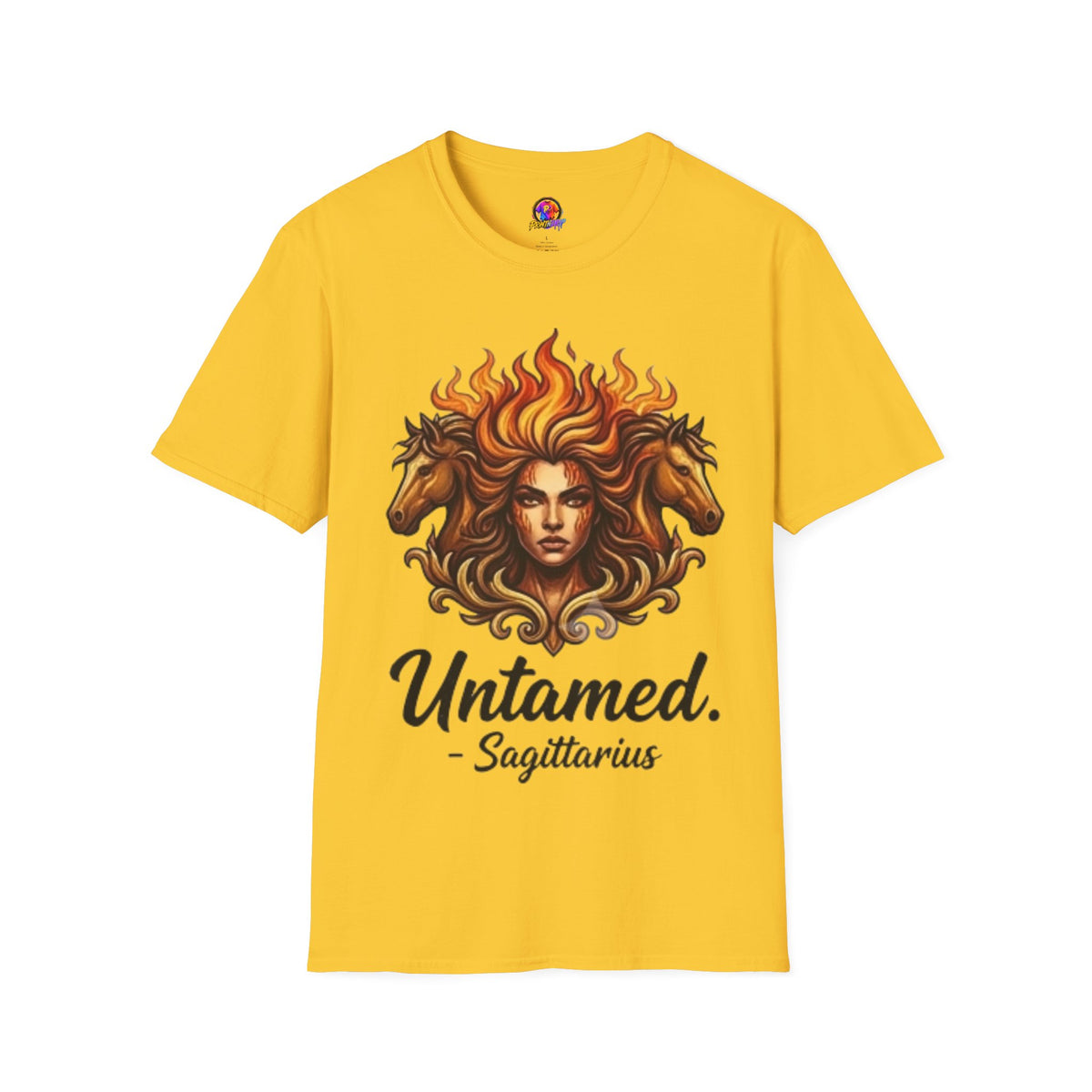 Sagittarius 'Untamed' Zodiac T-Shirt — Fiery Archer Astrology Tee