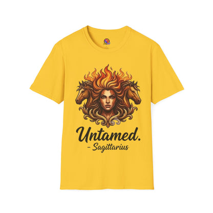 Sagittarius 'Untamed' Zodiac T-Shirt — Fiery Archer Astrology Tee