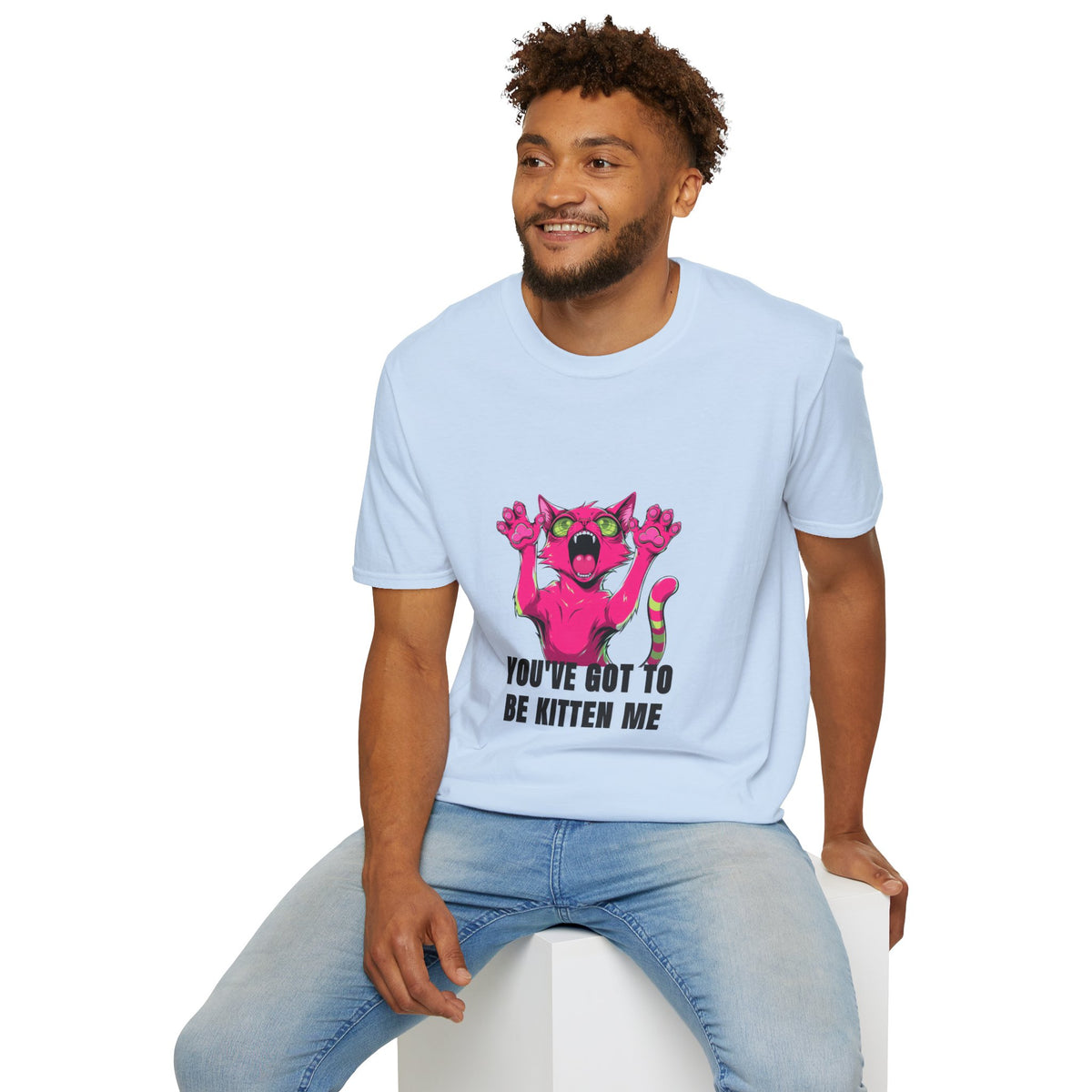 Funny Pink Screaming Cat T-Shirt — "You've Got to Be Kitten Me" Graphic Tee - Trending Now - August 2026