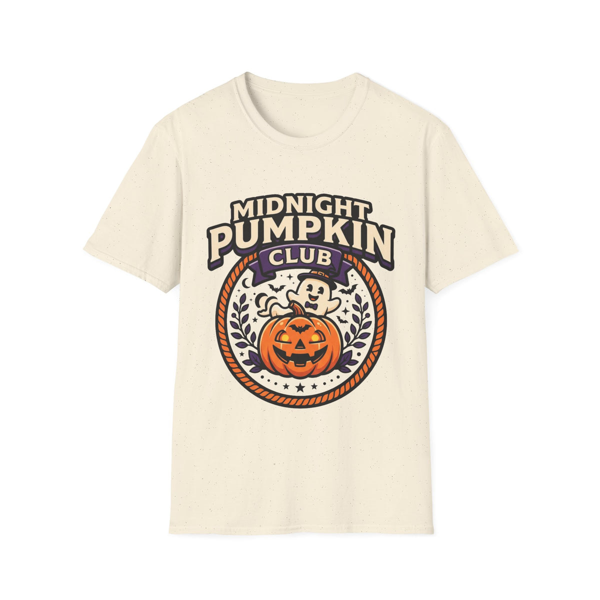 Midnight Pumpkin Club T-Shirt — Halloween Pumpkin Graphic Tee - Trending Now - August 2026