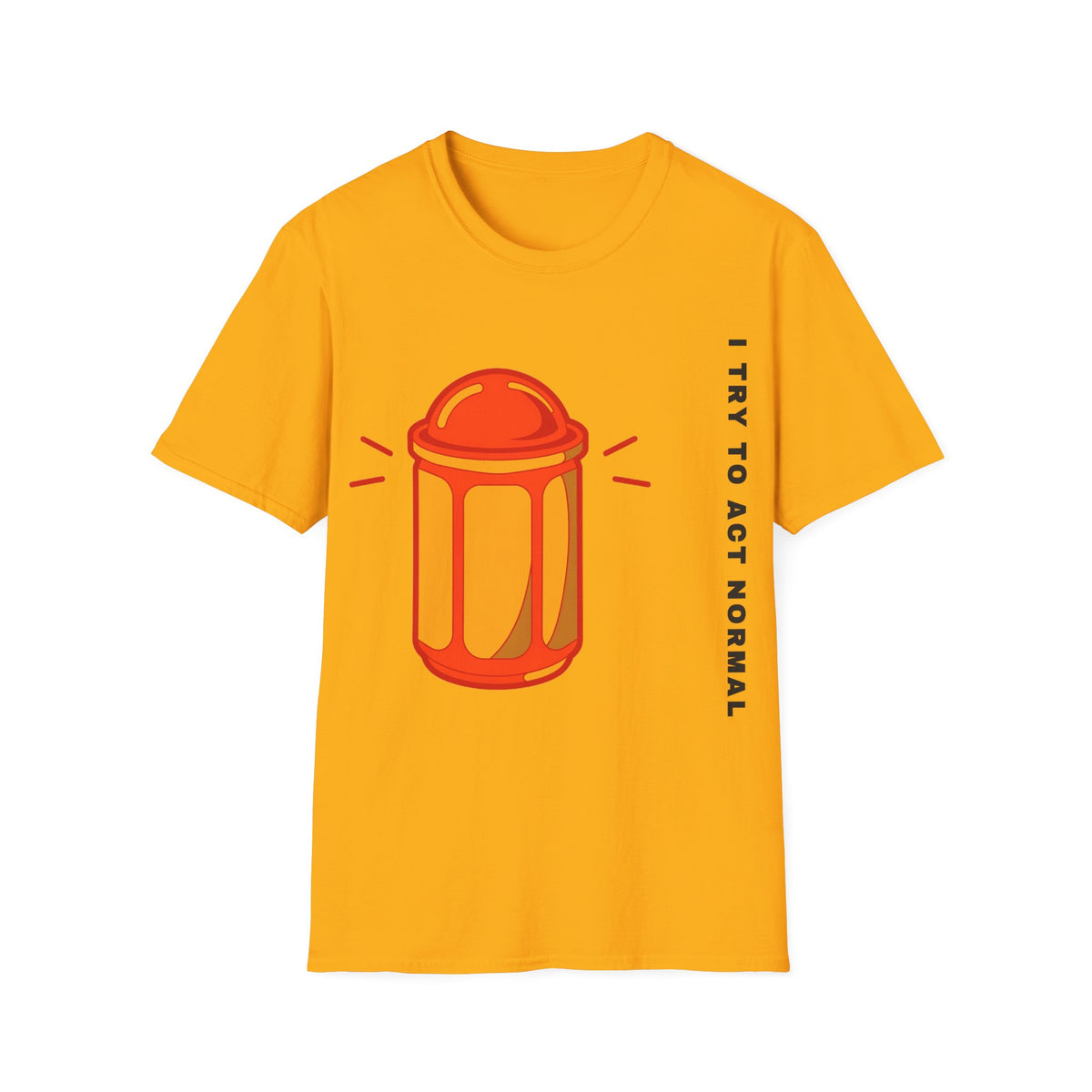 T-Shirt — 'I Try to Be a Grown-Up' Cartoon Fire Hydrant Graphic Tee - Trending Now - September 2026