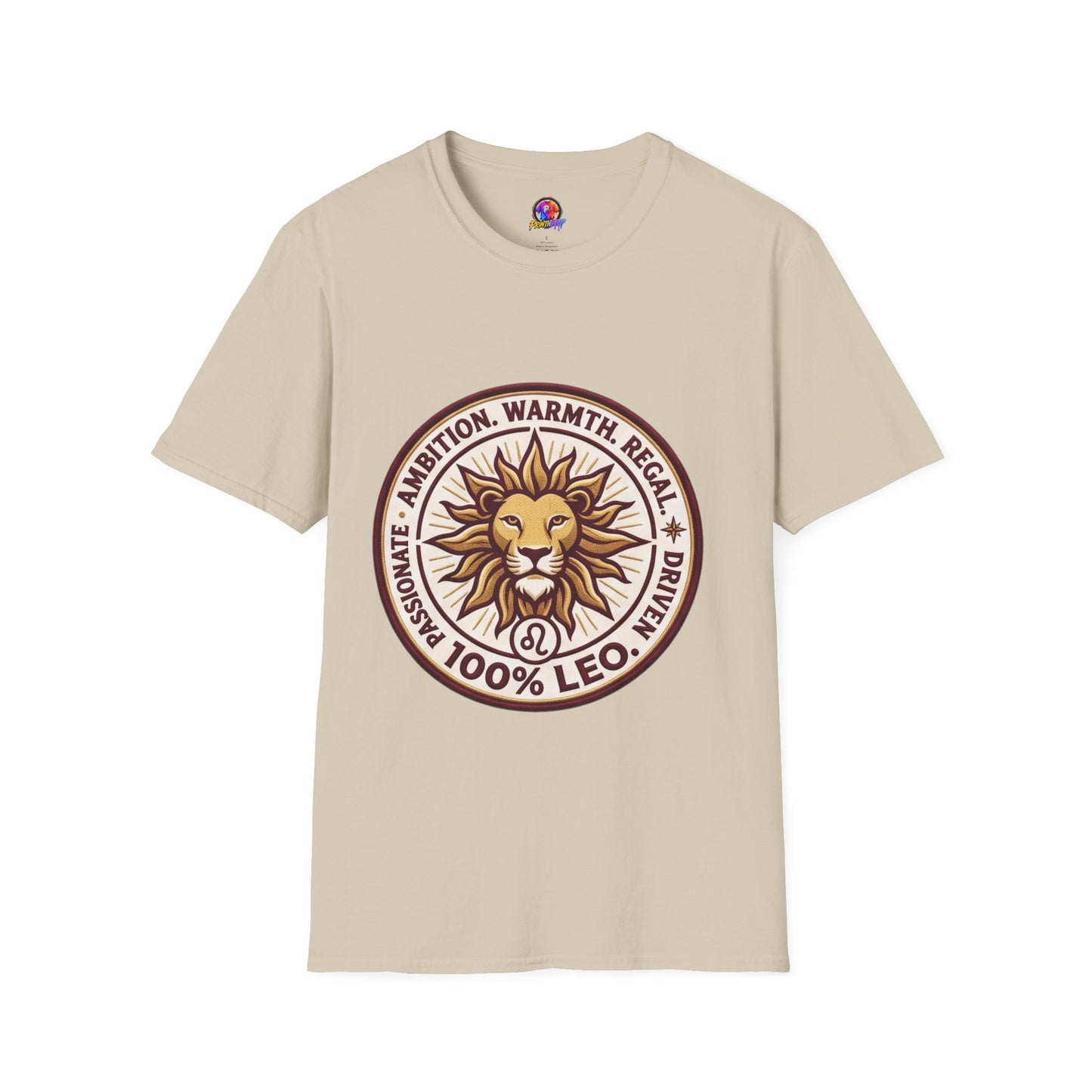 Leo Zodiac Lion T-Shirt — Ambition, Warmth & Regal Pride Graphic Tee