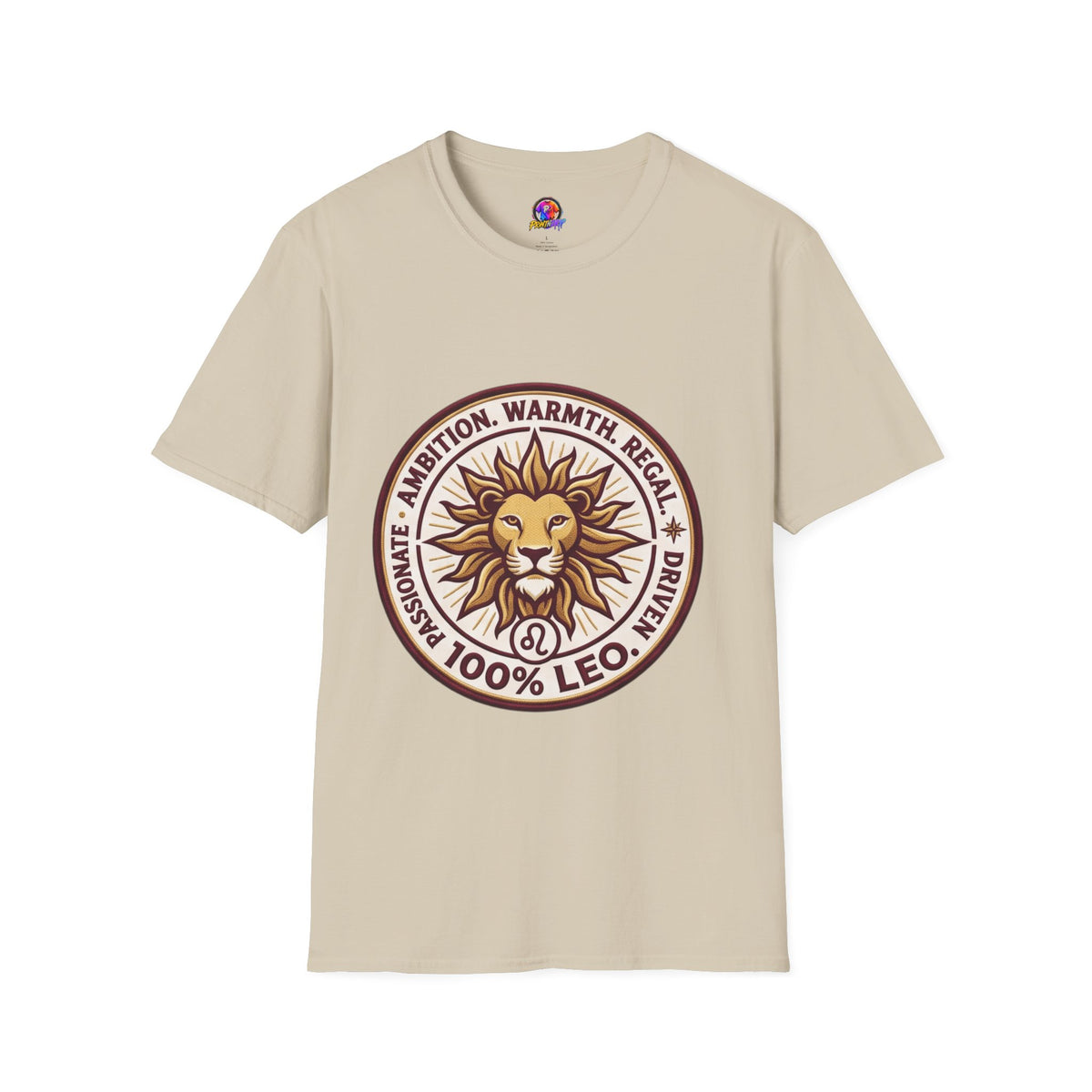 Leo Zodiac Lion T-Shirt — Ambition, Warmth & Regal Pride Graphic Tee