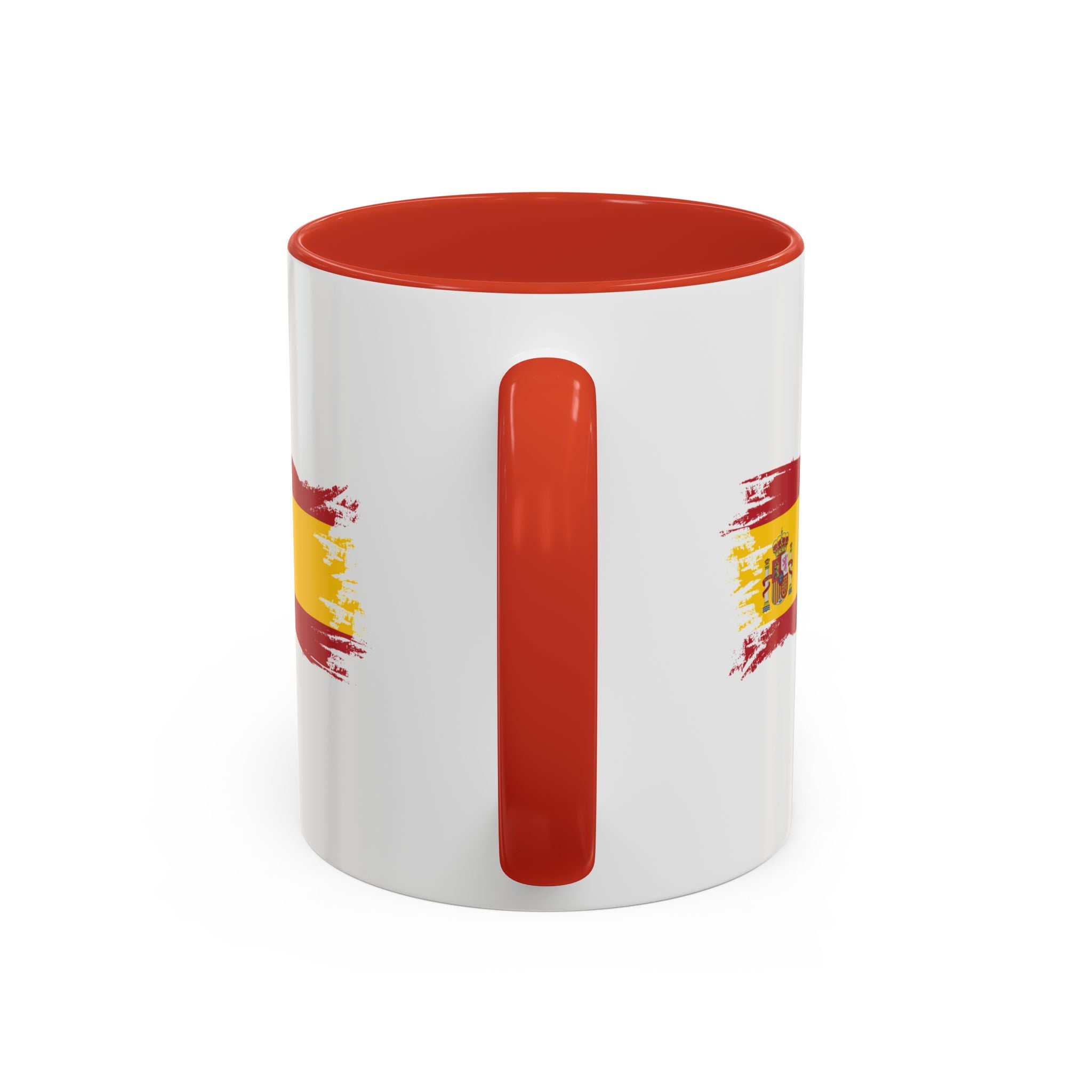 Spain Flag Coffee Mug — Spanish Brushstroke Accent Mug