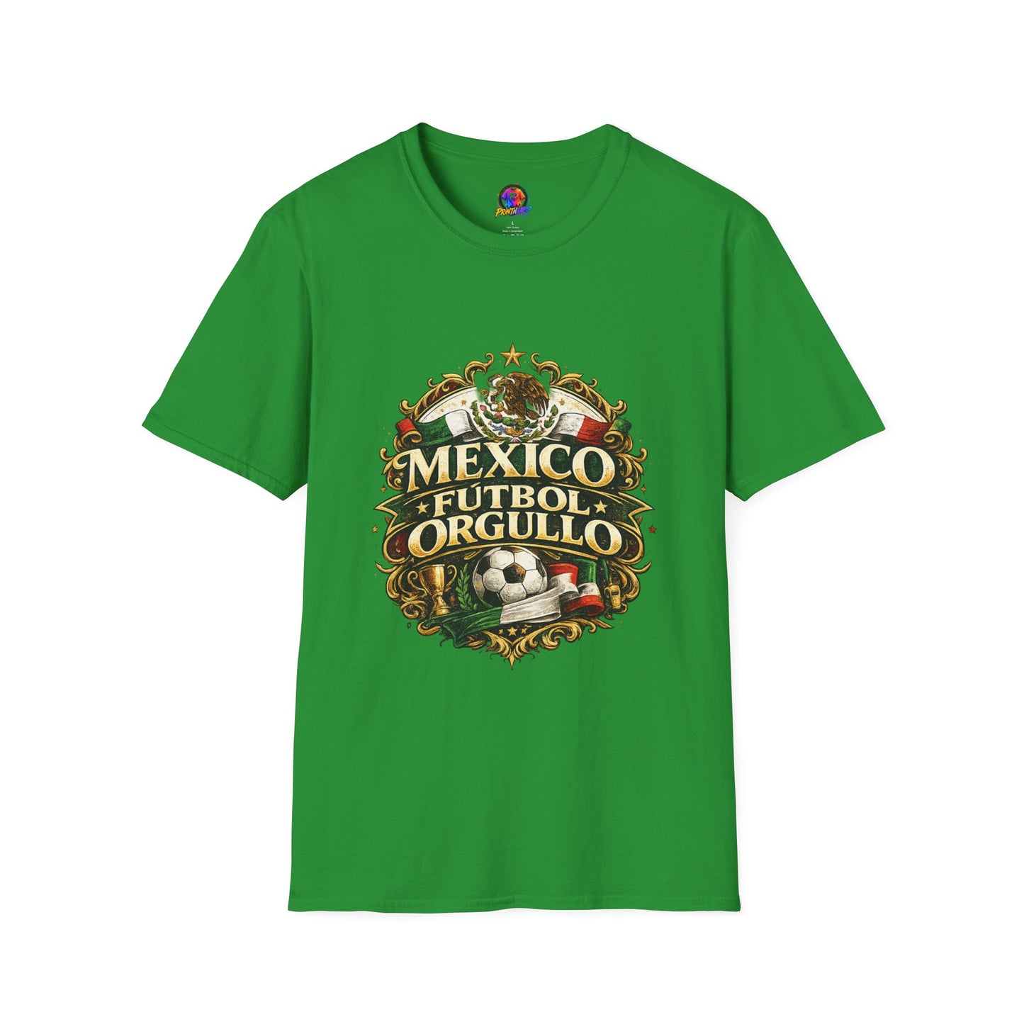 Mexico Fútbol Orgullo T-Shirt — Mexican Soccer Pride Graphic Tee