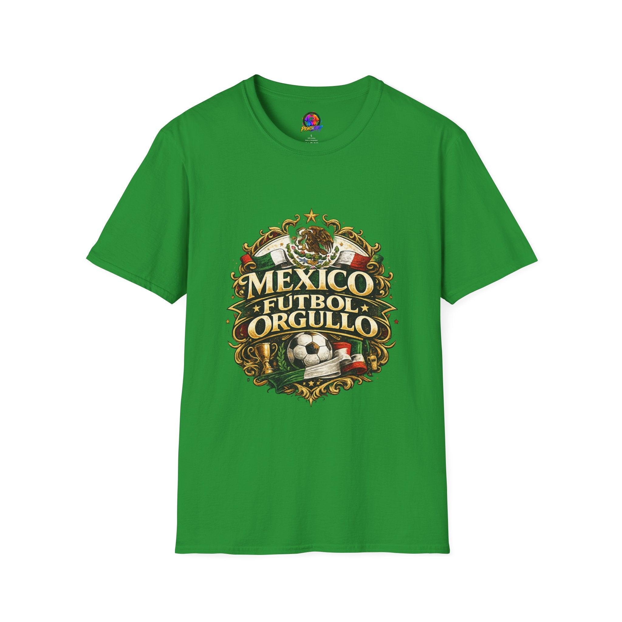 Mexico Fútbol Orgullo T-Shirt — Mexican Soccer Pride Graphic Tee