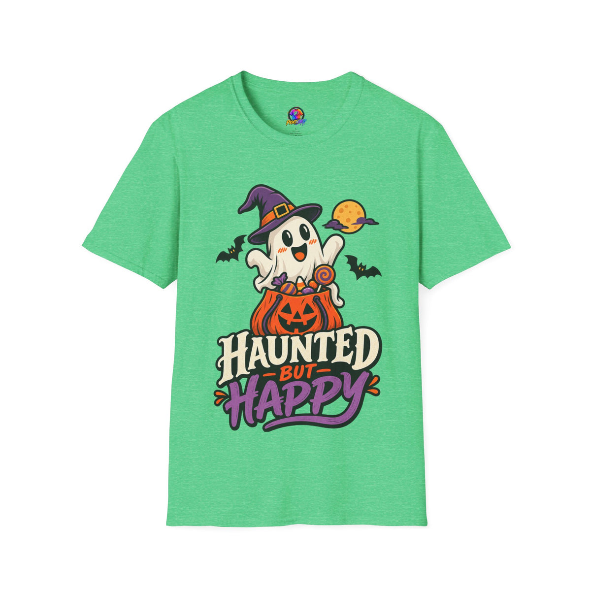 Haunted But Happy Halloween T-Shirt