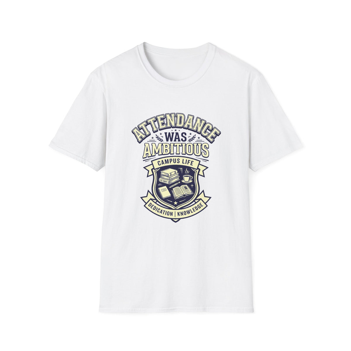 Attendance Ambitious T-Shirt — School Spirit Emblem Tee - Trending Now - August 2026